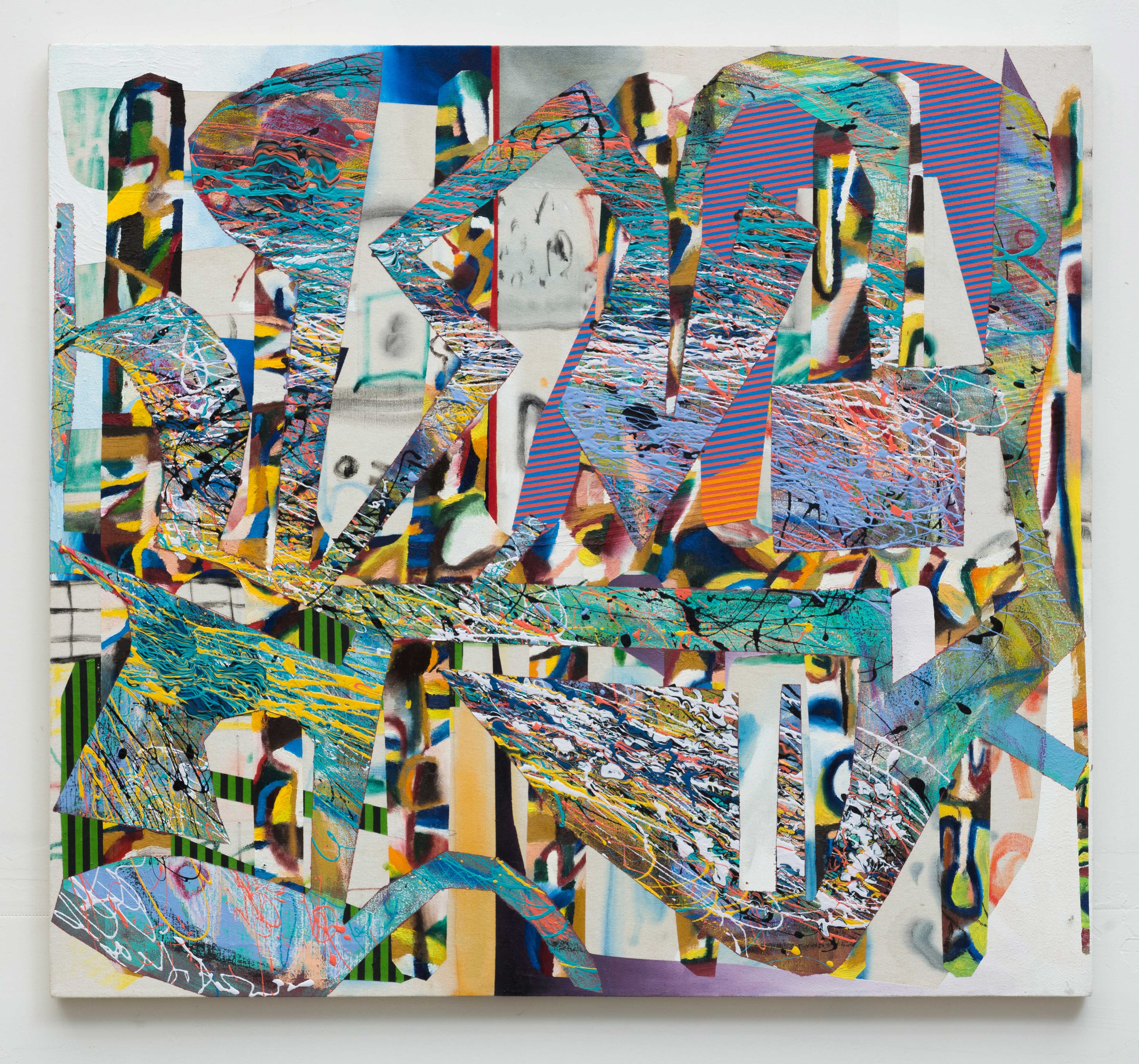 Abstract paintings and artwork from 2018 collection by Zack Goulet