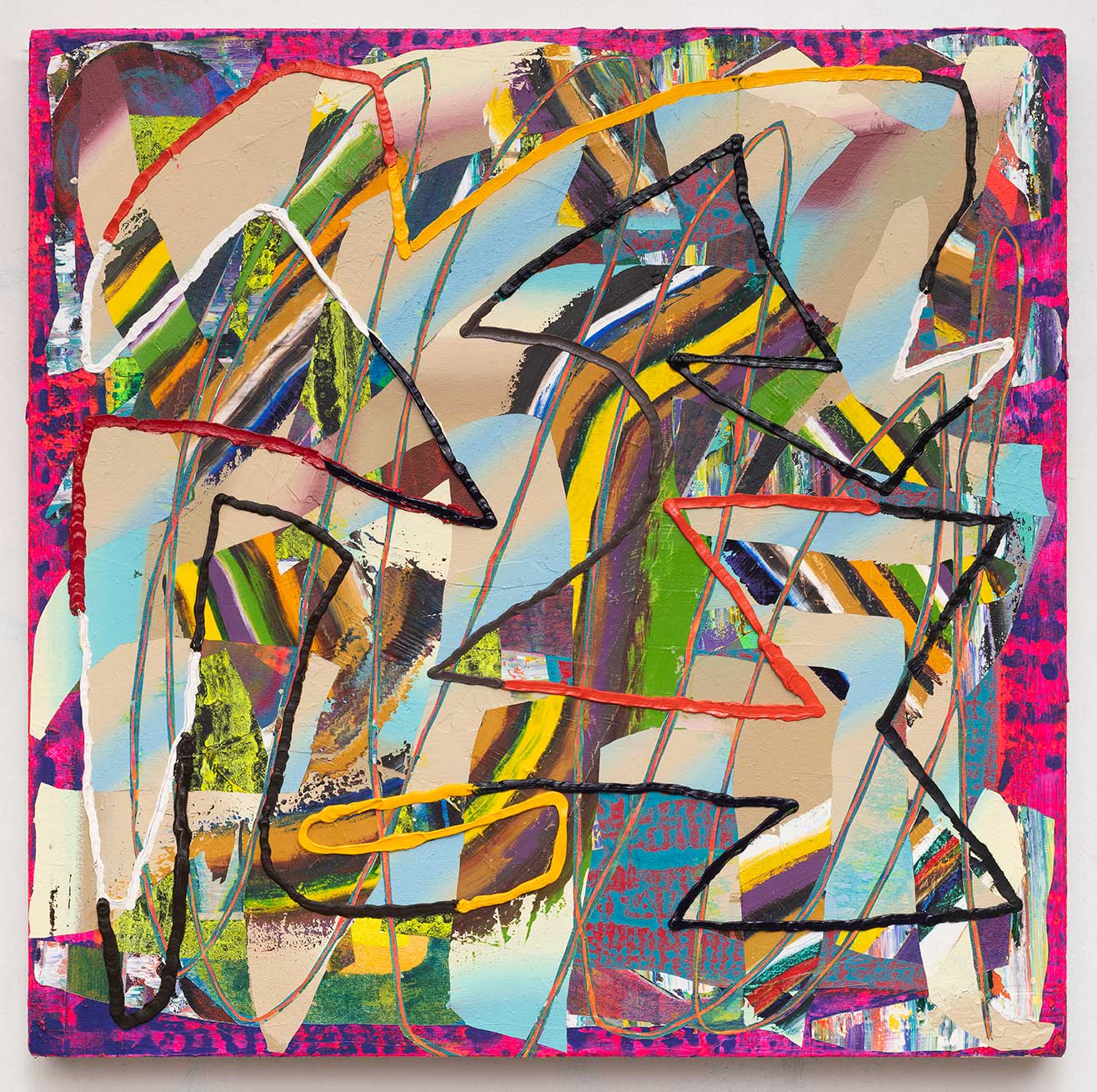 Abstract paintings and artwork from 2019 collection by Zack Goulet