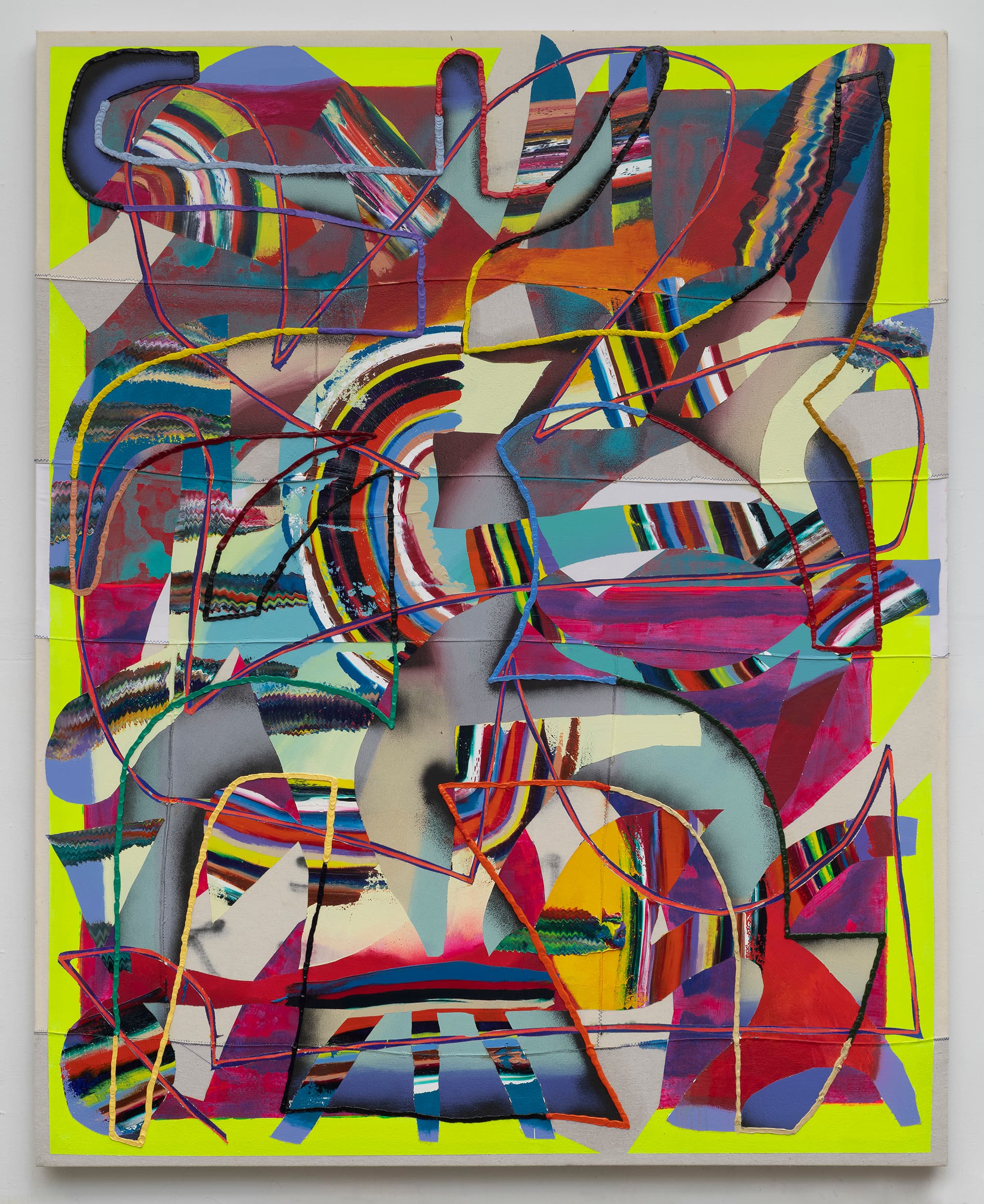 Abstract paintings and artwork from 2020 collection by Zack Goulet