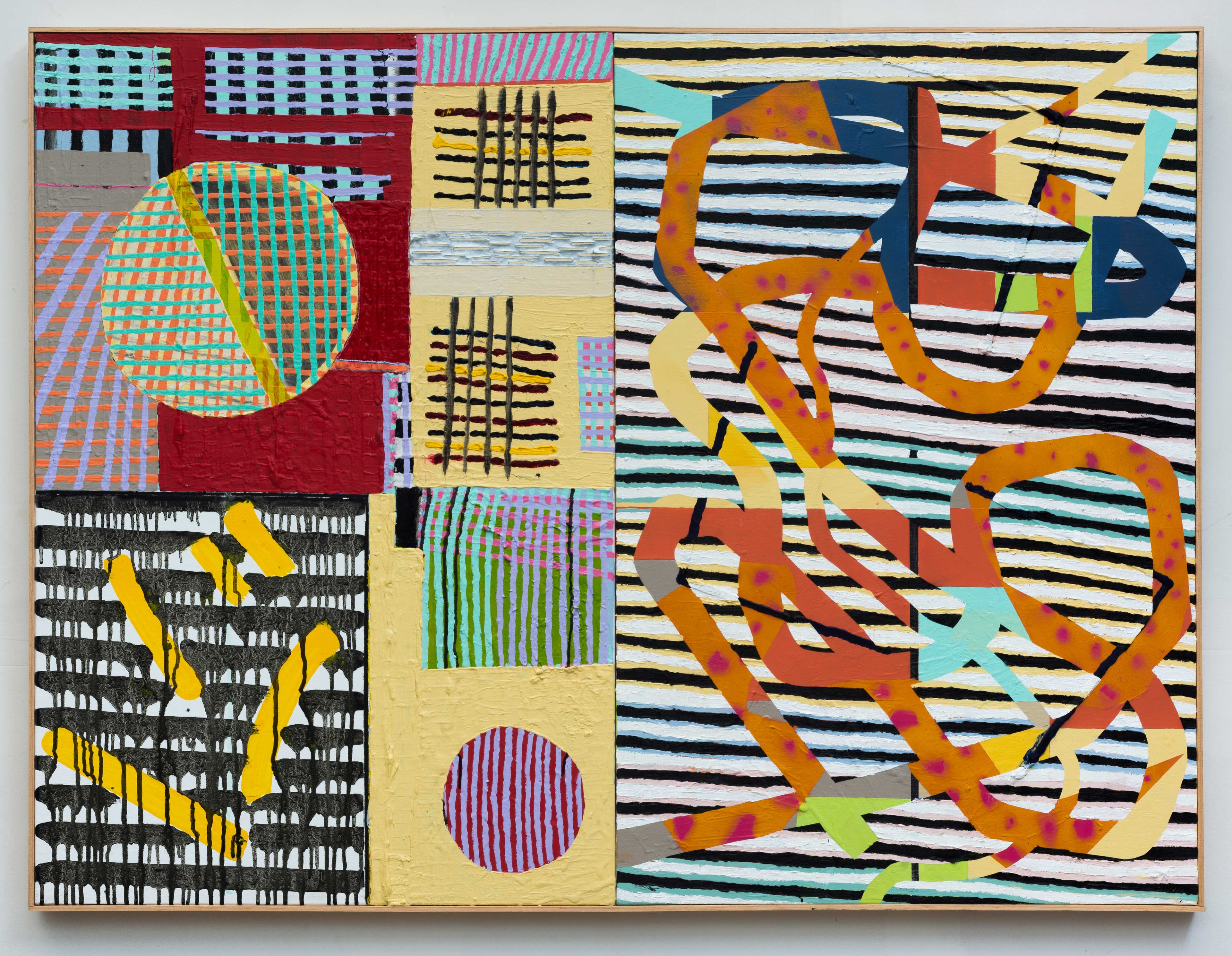Abstract paintings and artwork from 2018 collection by Zack Goulet