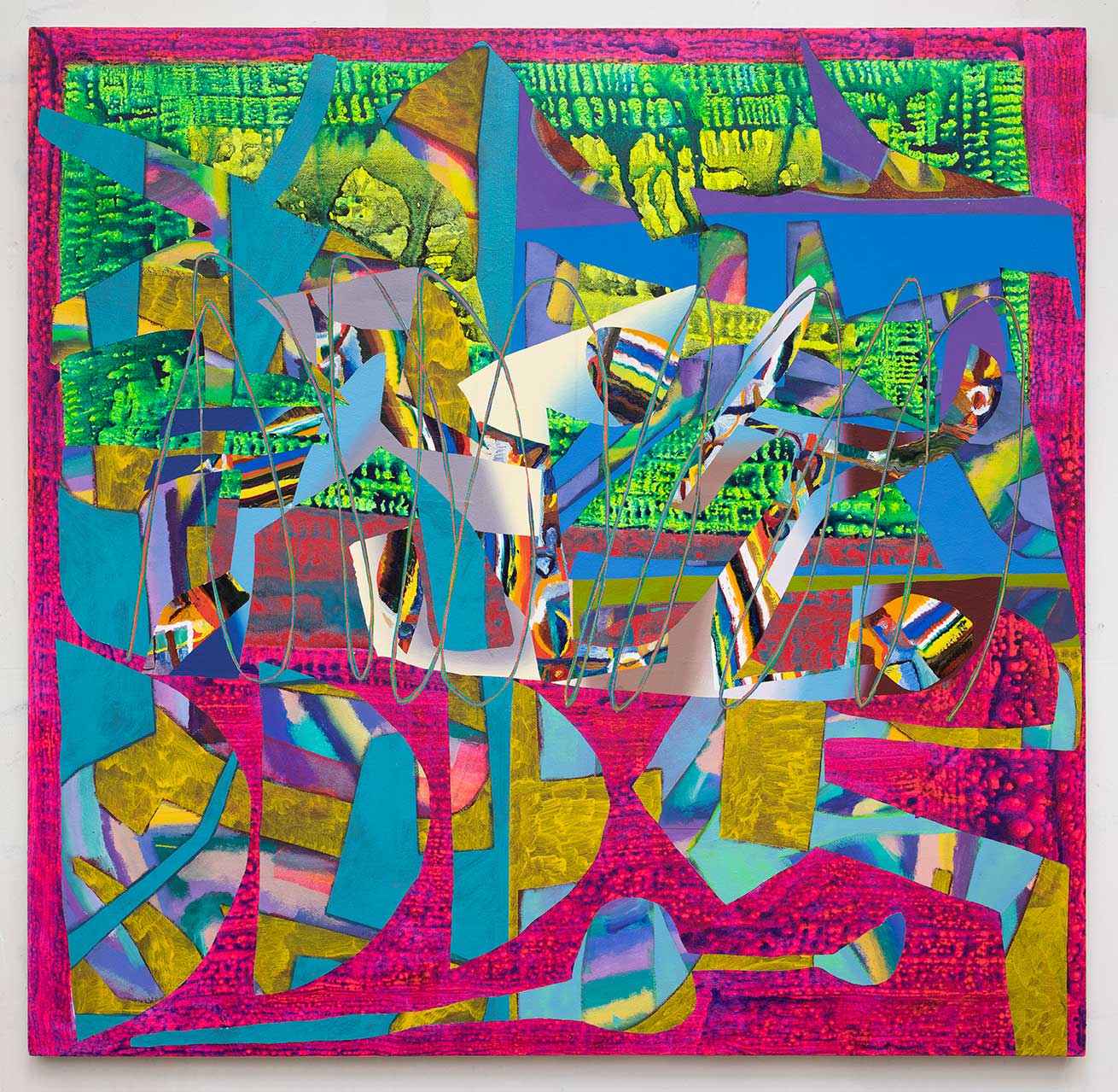 Abstract paintings and artwork from 2019 collection by Zack Goulet