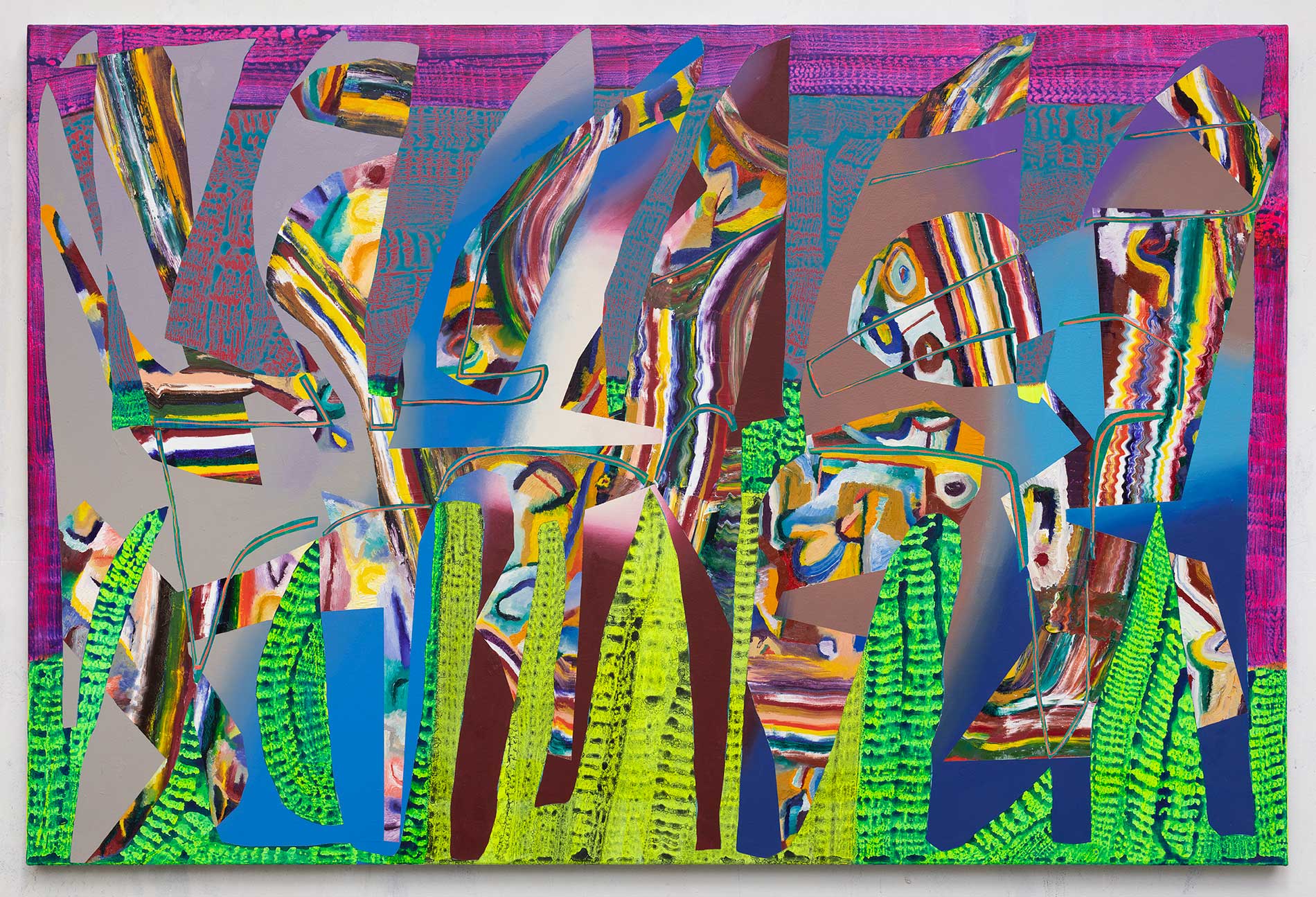 Abstract paintings and artwork from 2019 collection by Zack Goulet