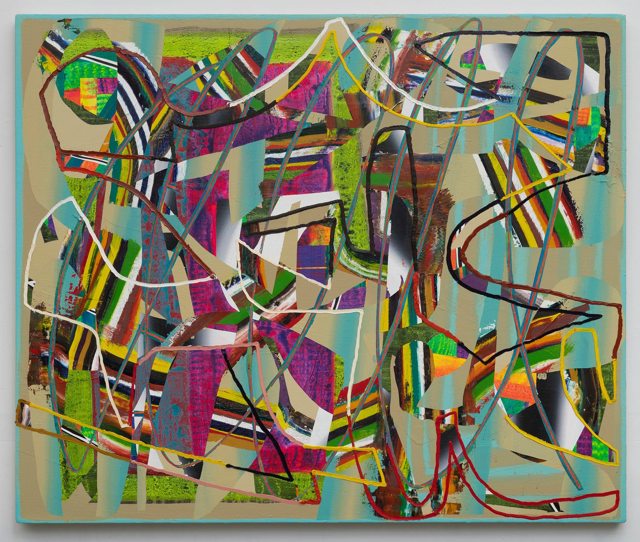 Abstract painting by Zack Goulet