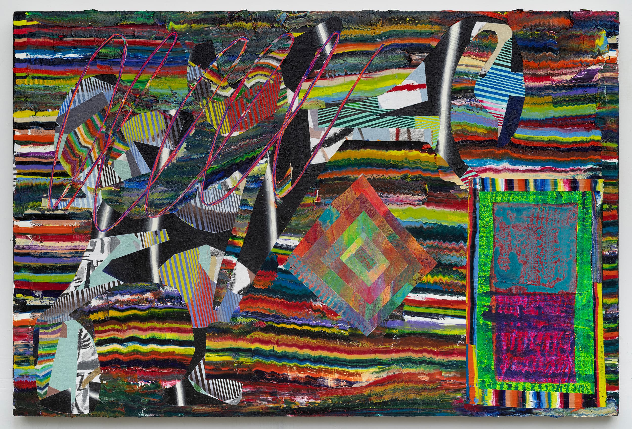 Abstract paintings and artwork from 2020 collection by Zack Goulet