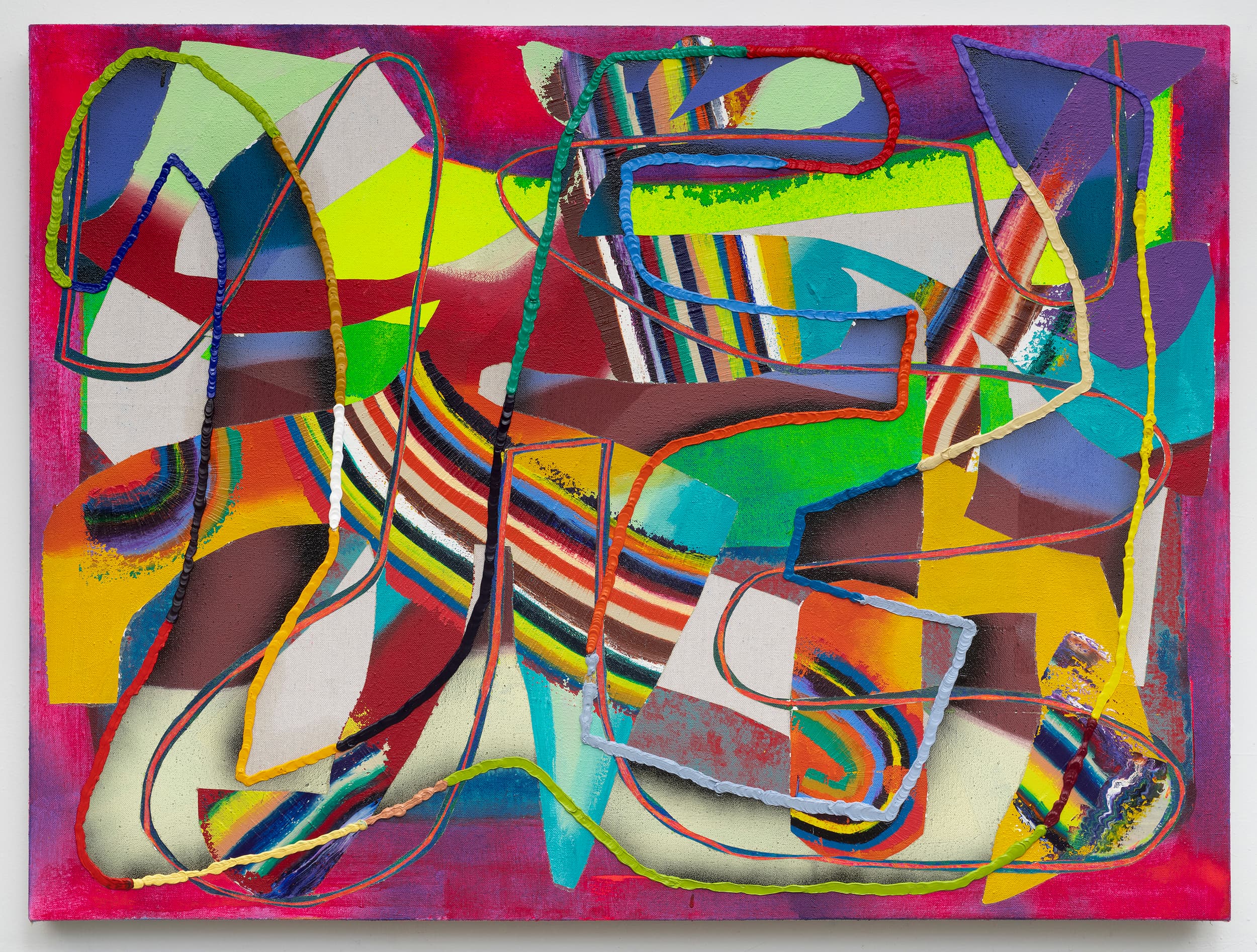 Abstract painting by Zack Goulet