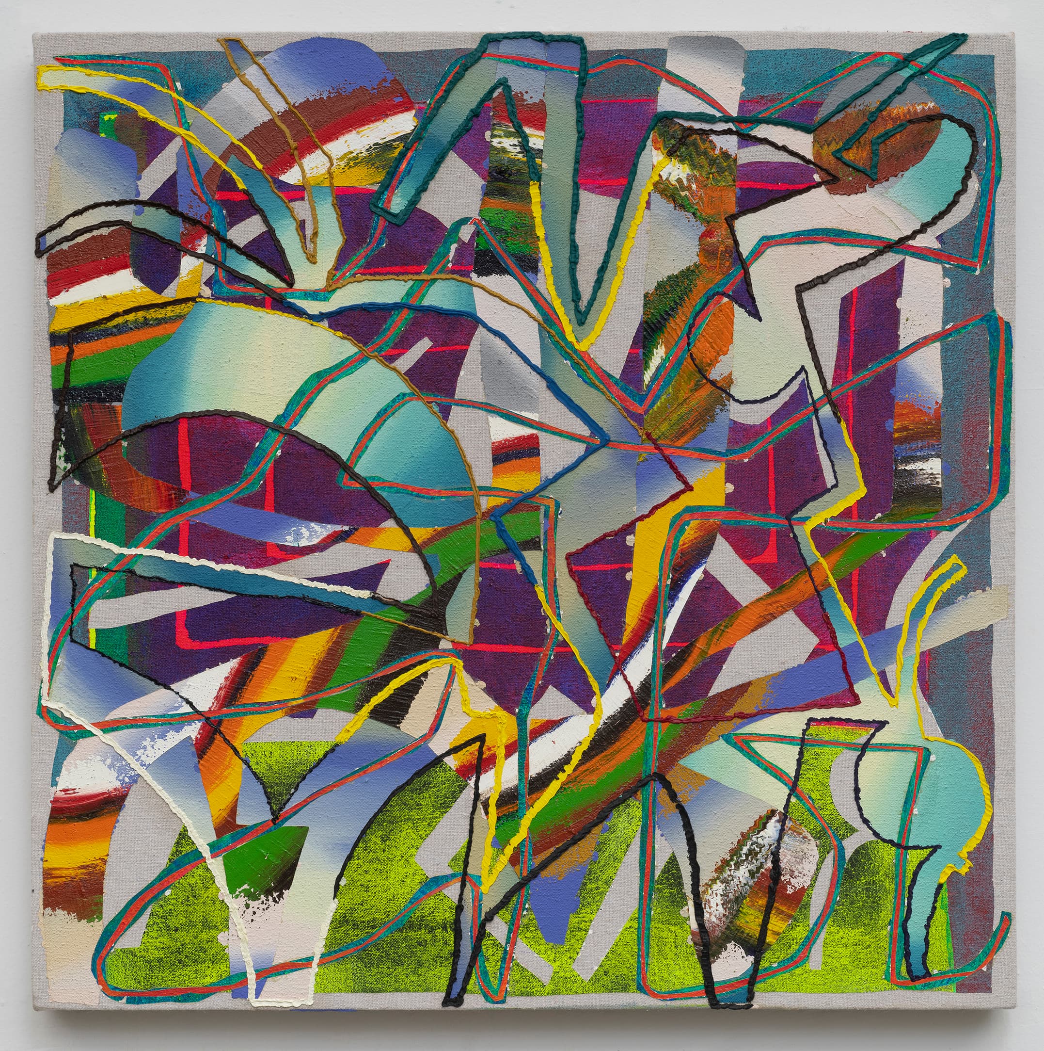 Abstract paintings and artwork from 2020 collection by Zack Goulet