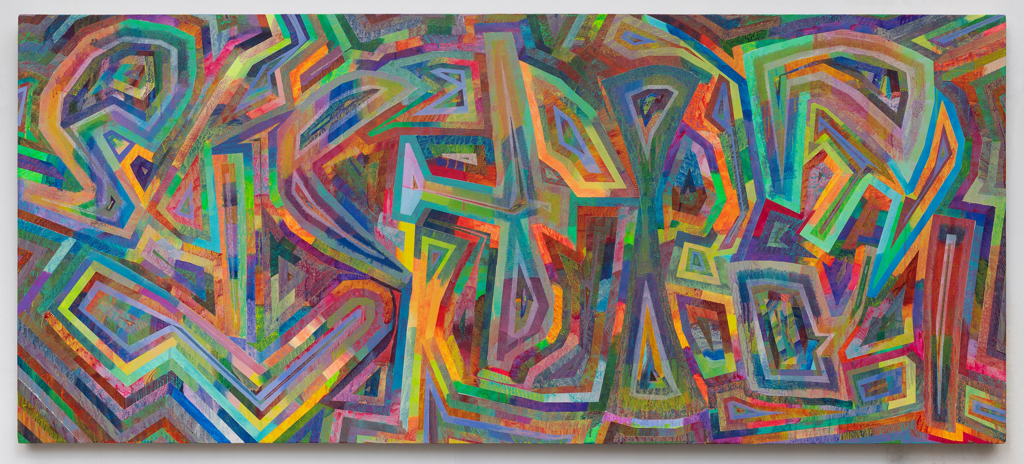 Abstract painting by Zack Goulet