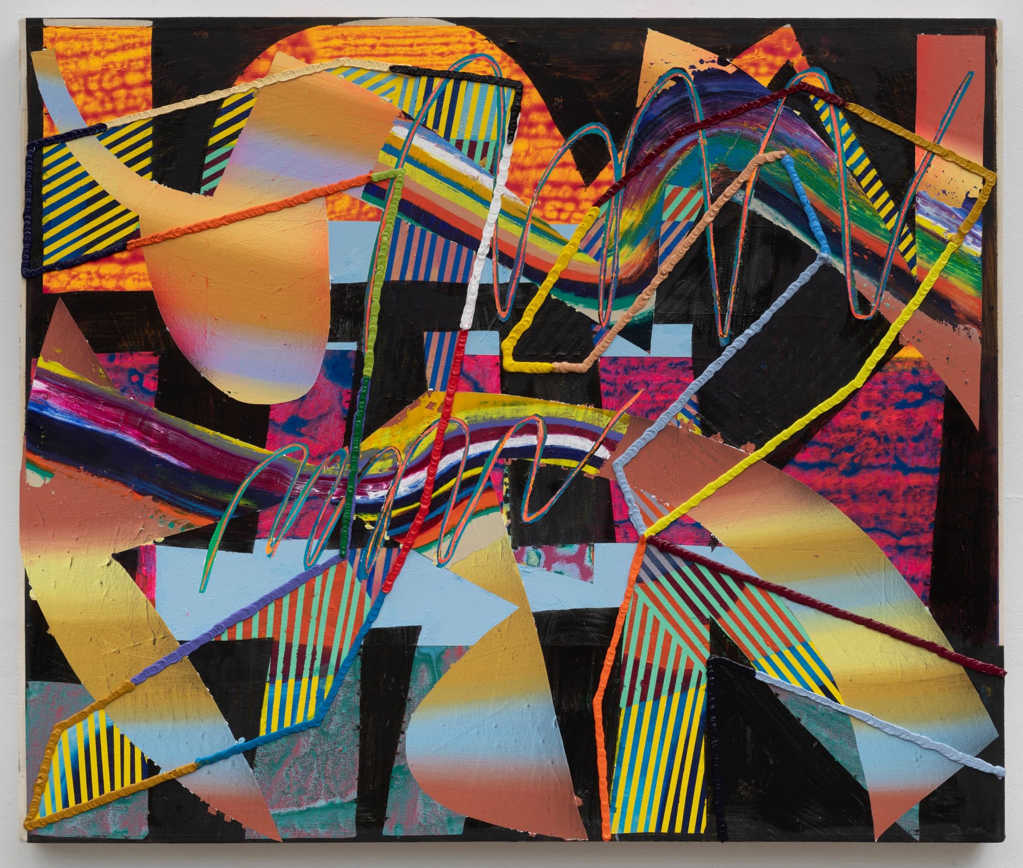 Abstract painting by Zack Goulet