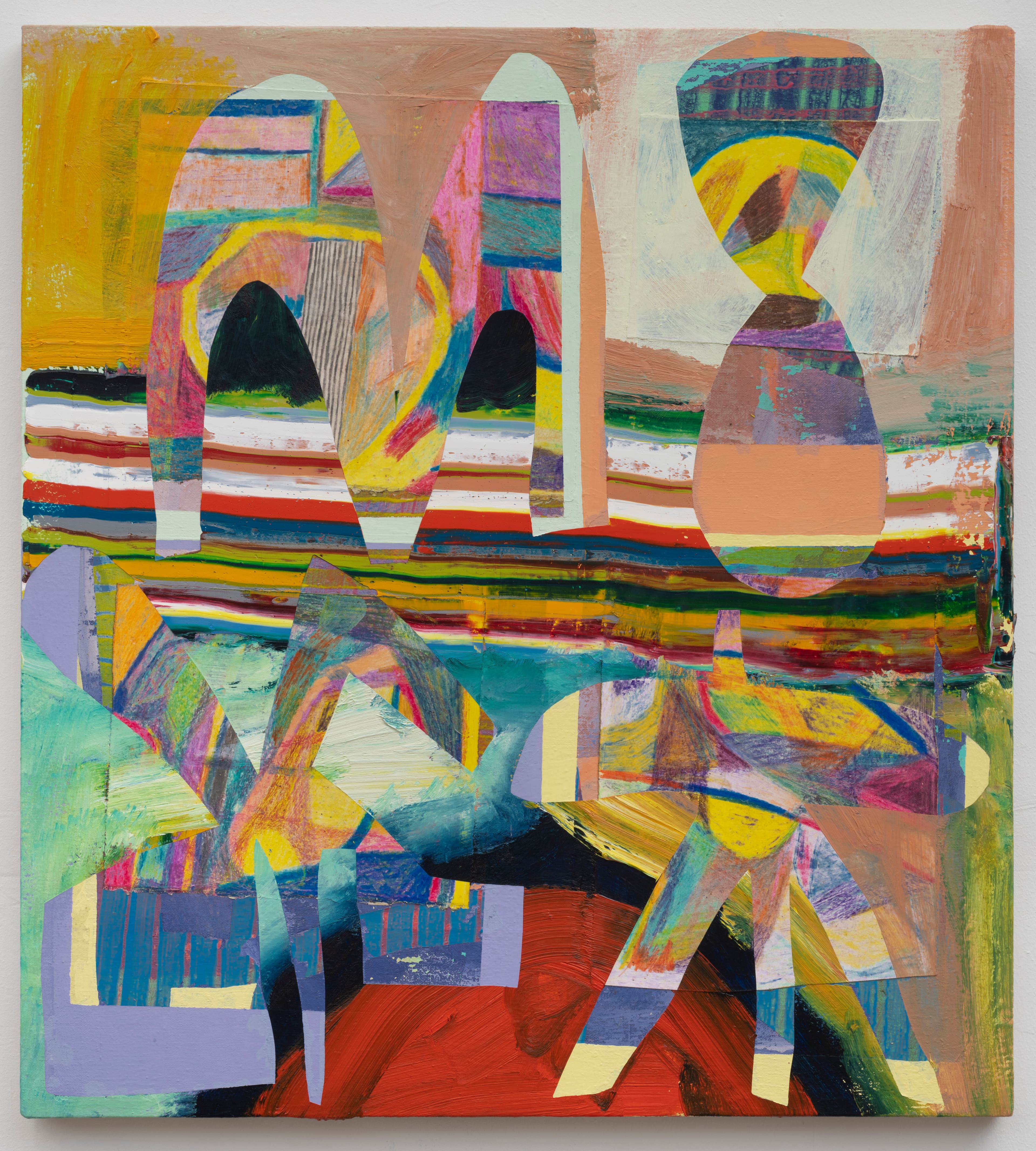 Abstract paintings and artwork from 2021 collection by Zack Goulet