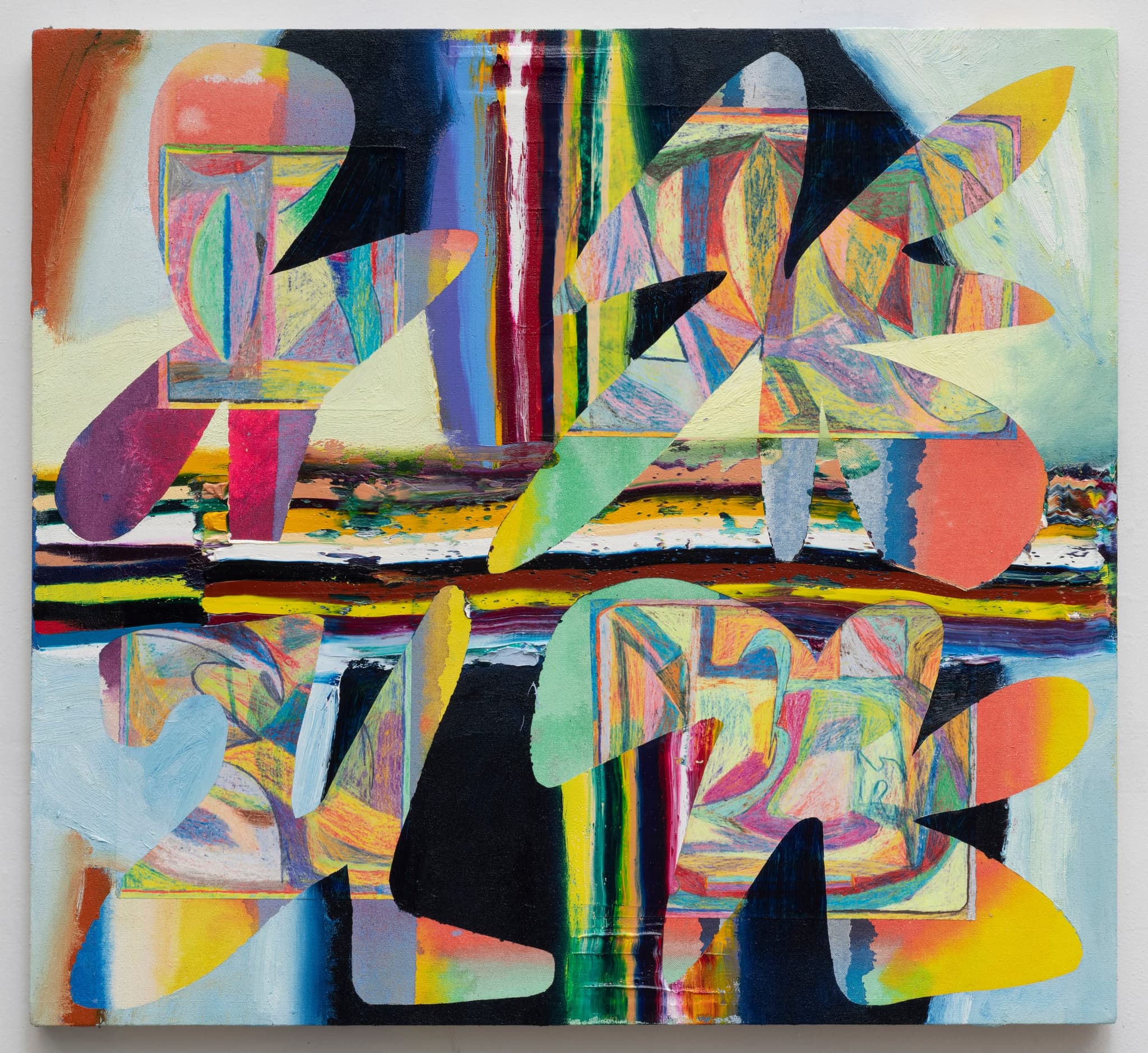 Abstract painting by Zack Goulet