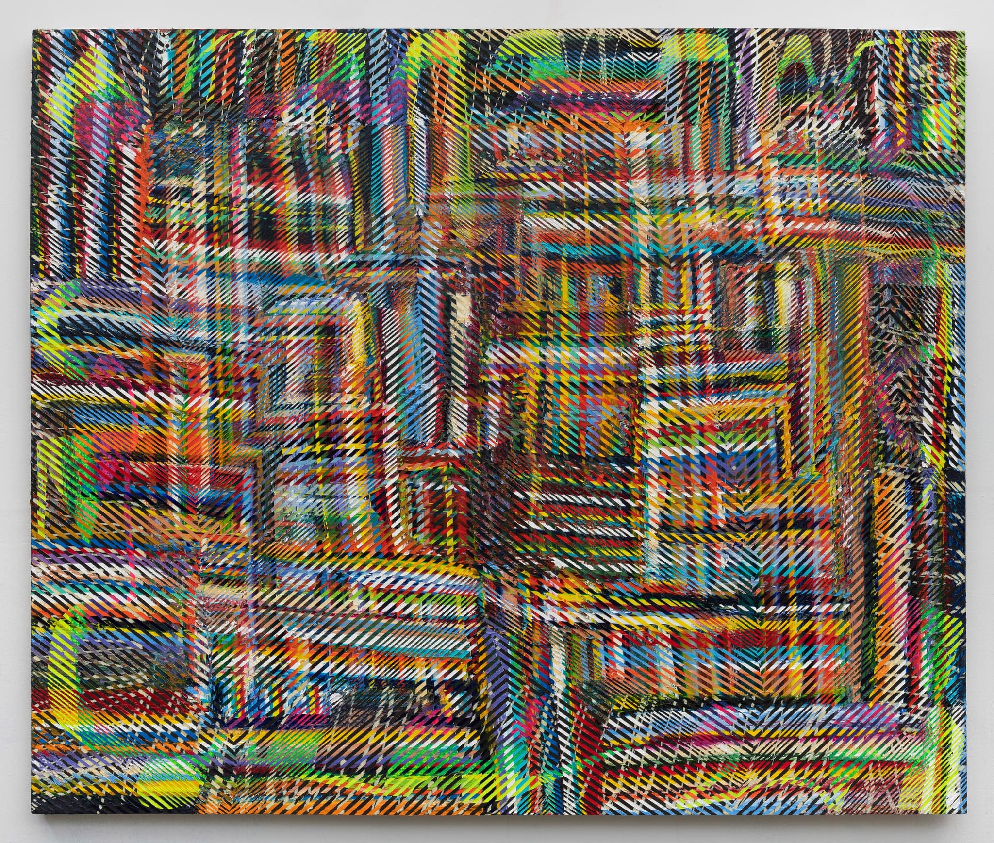 Abstract painting by Zack Goulet