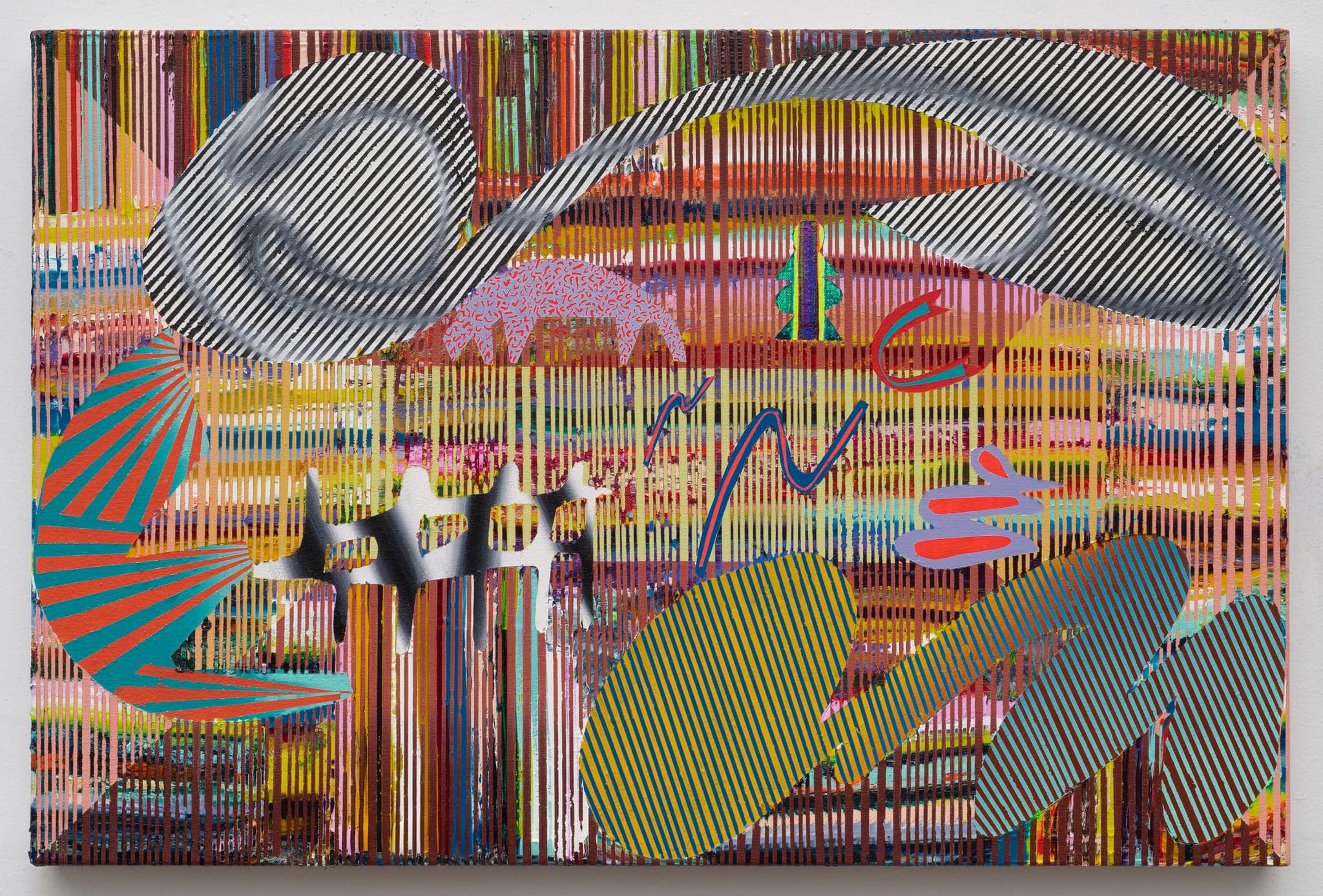 Abstract painting by Zack Goulet