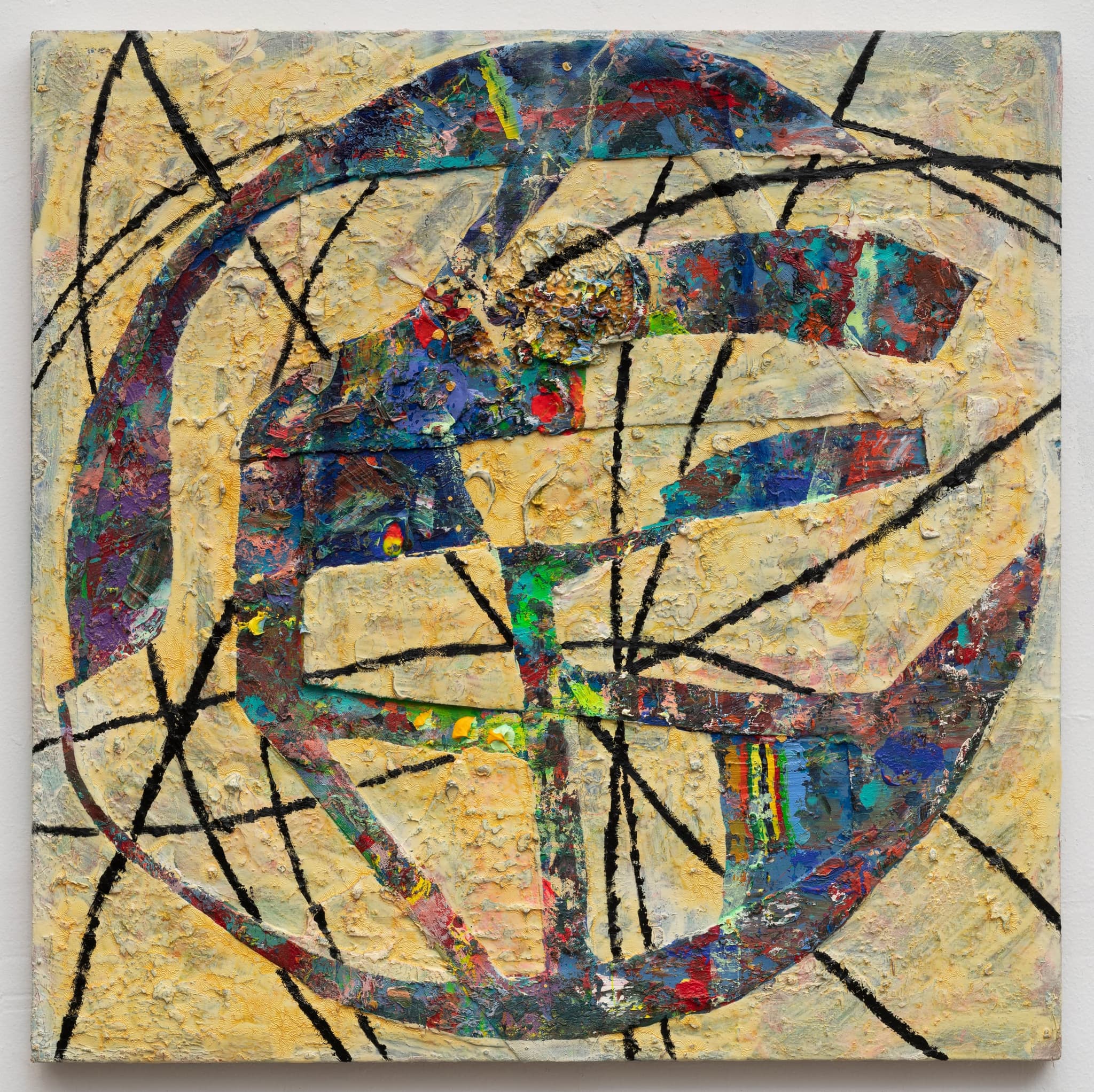 Abstract painting by Zack Goulet