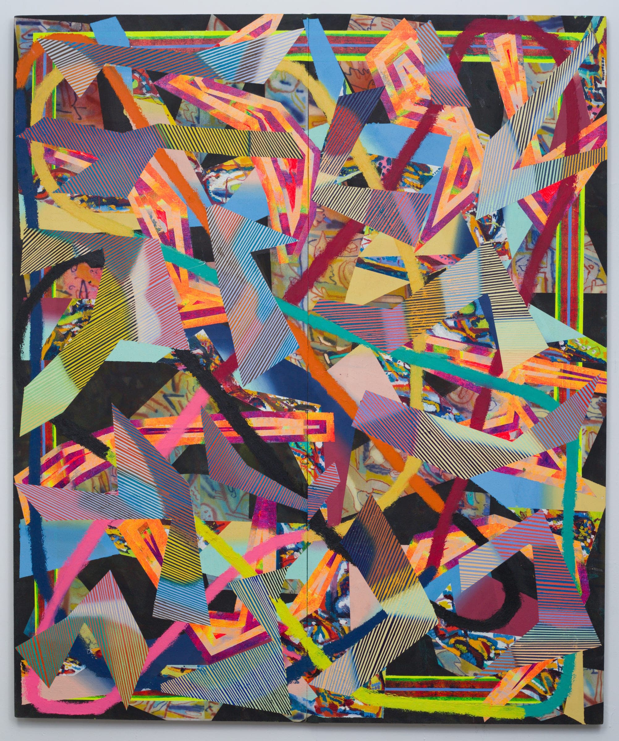 Abstract painting by Zack Goulet