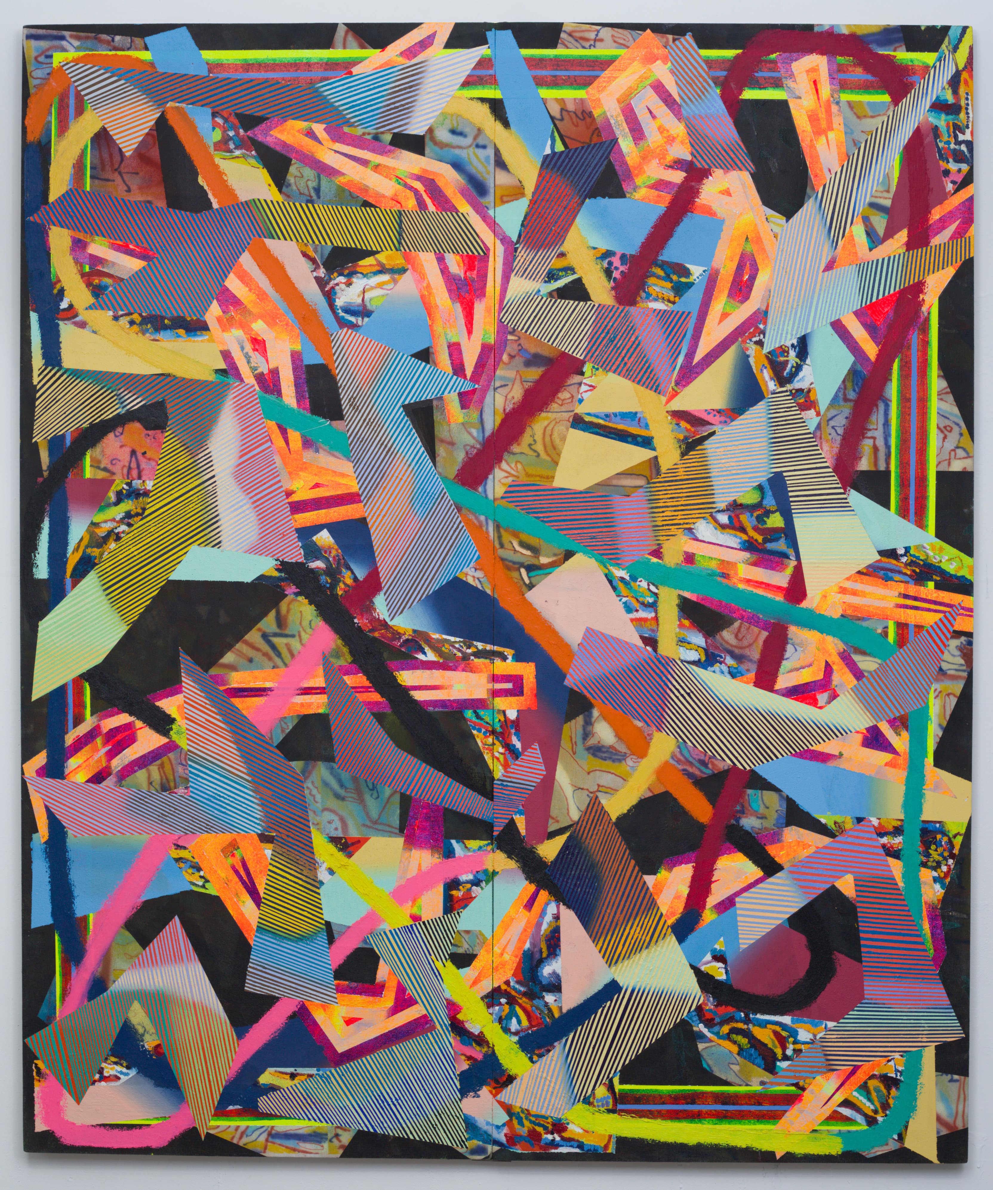 Abstract painting by Zack Goulet