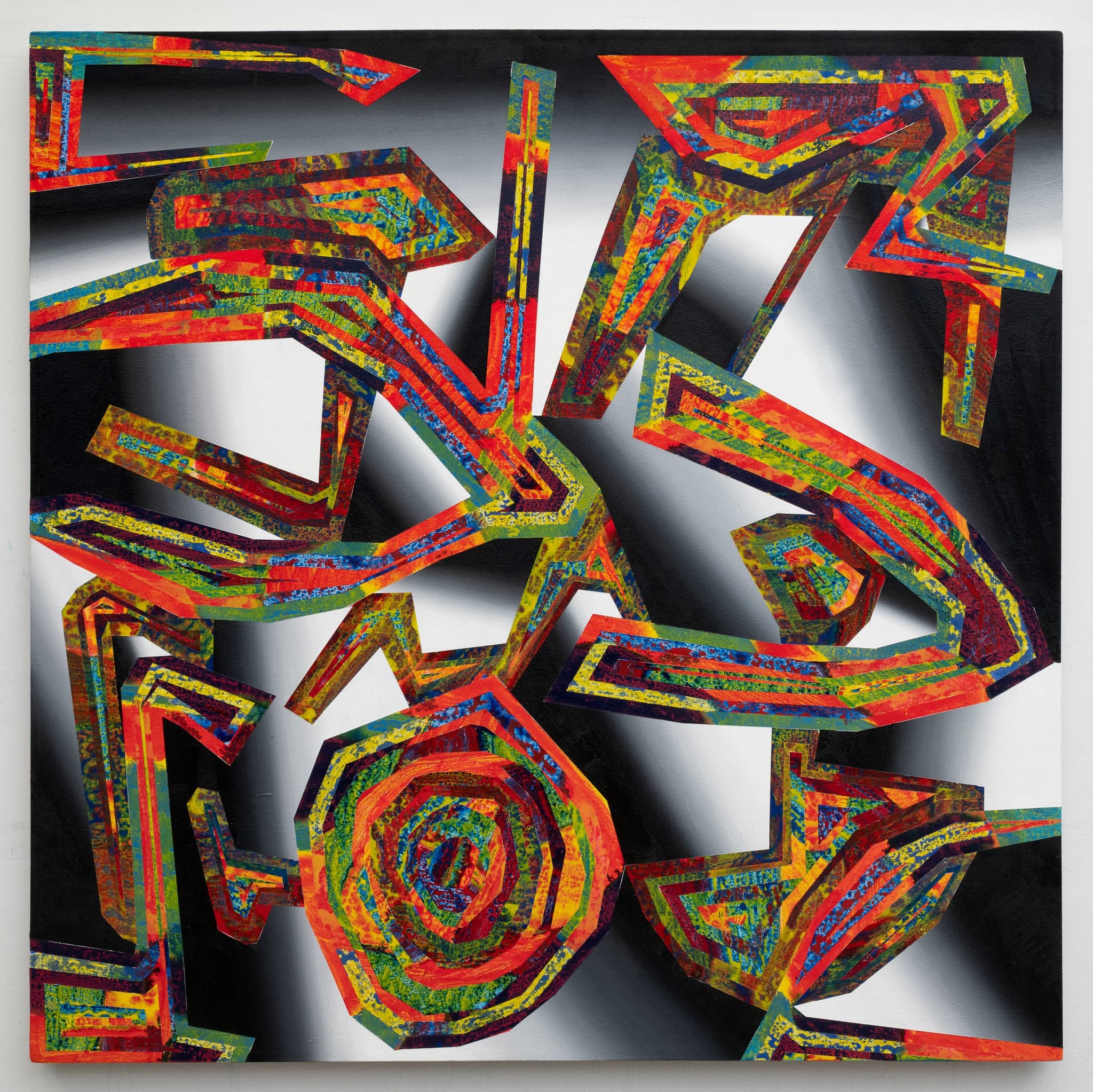 Abstract painting by Zack Goulet