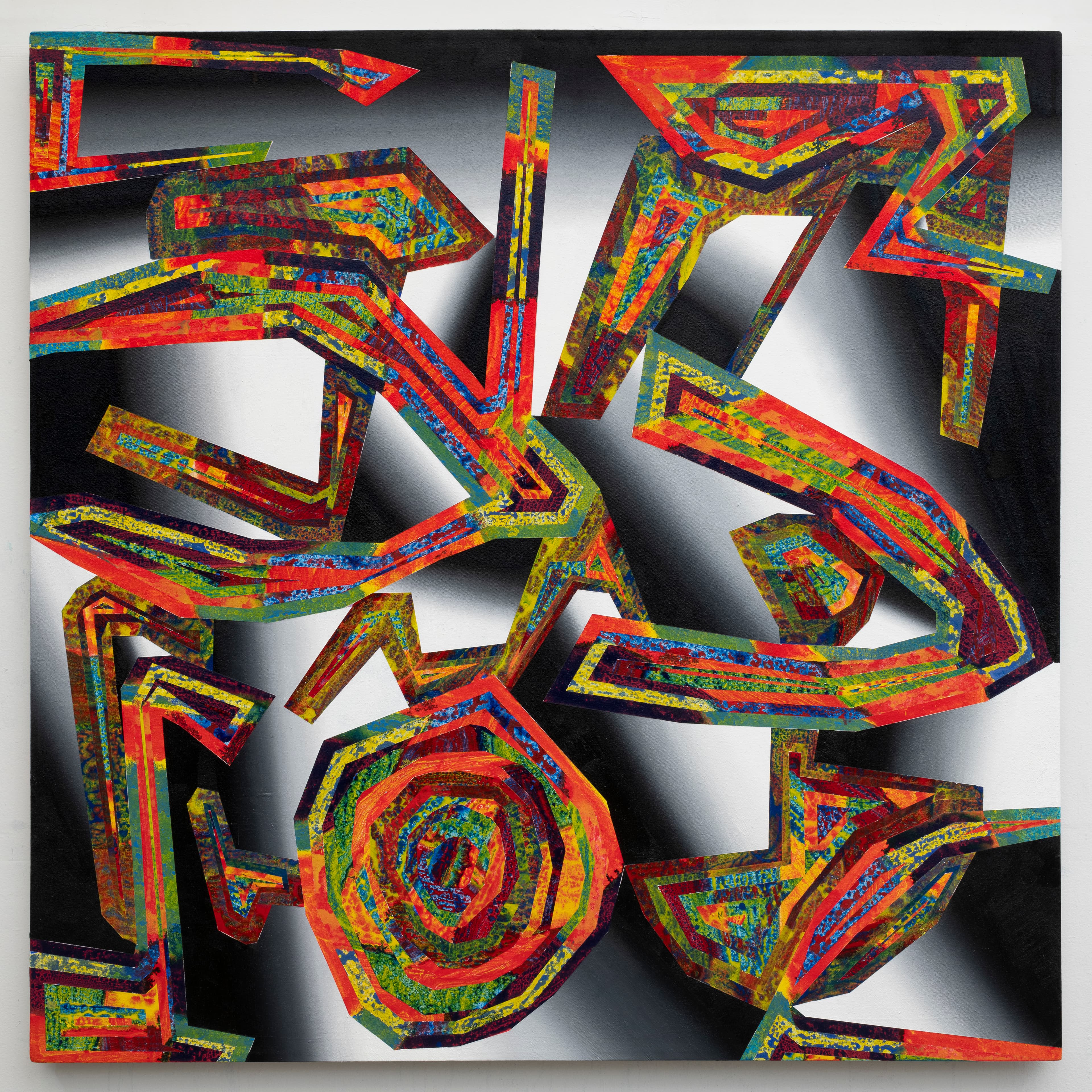 Abstract painting by Zack Goulet