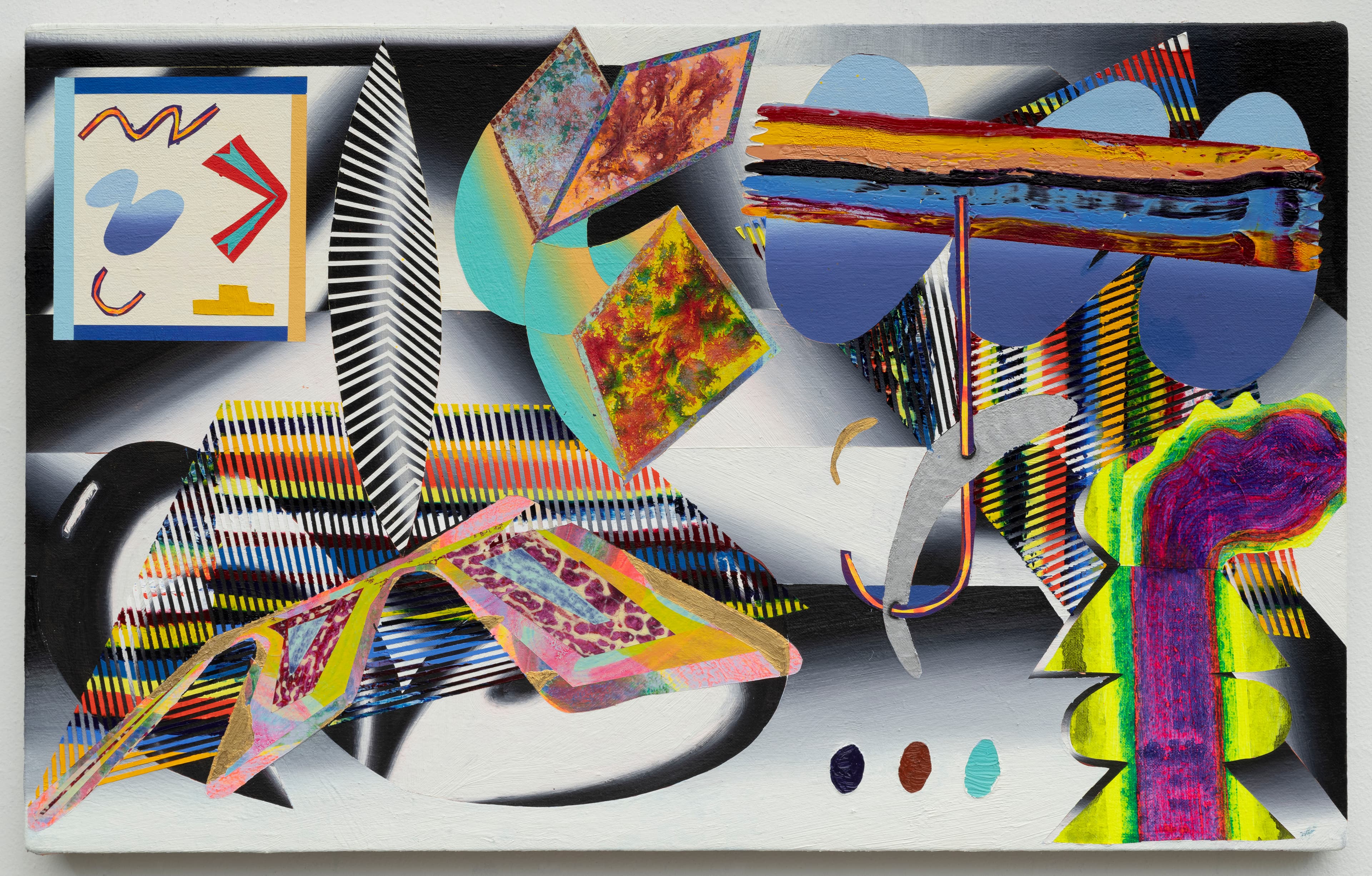 Abstract painting by Zack Goulet