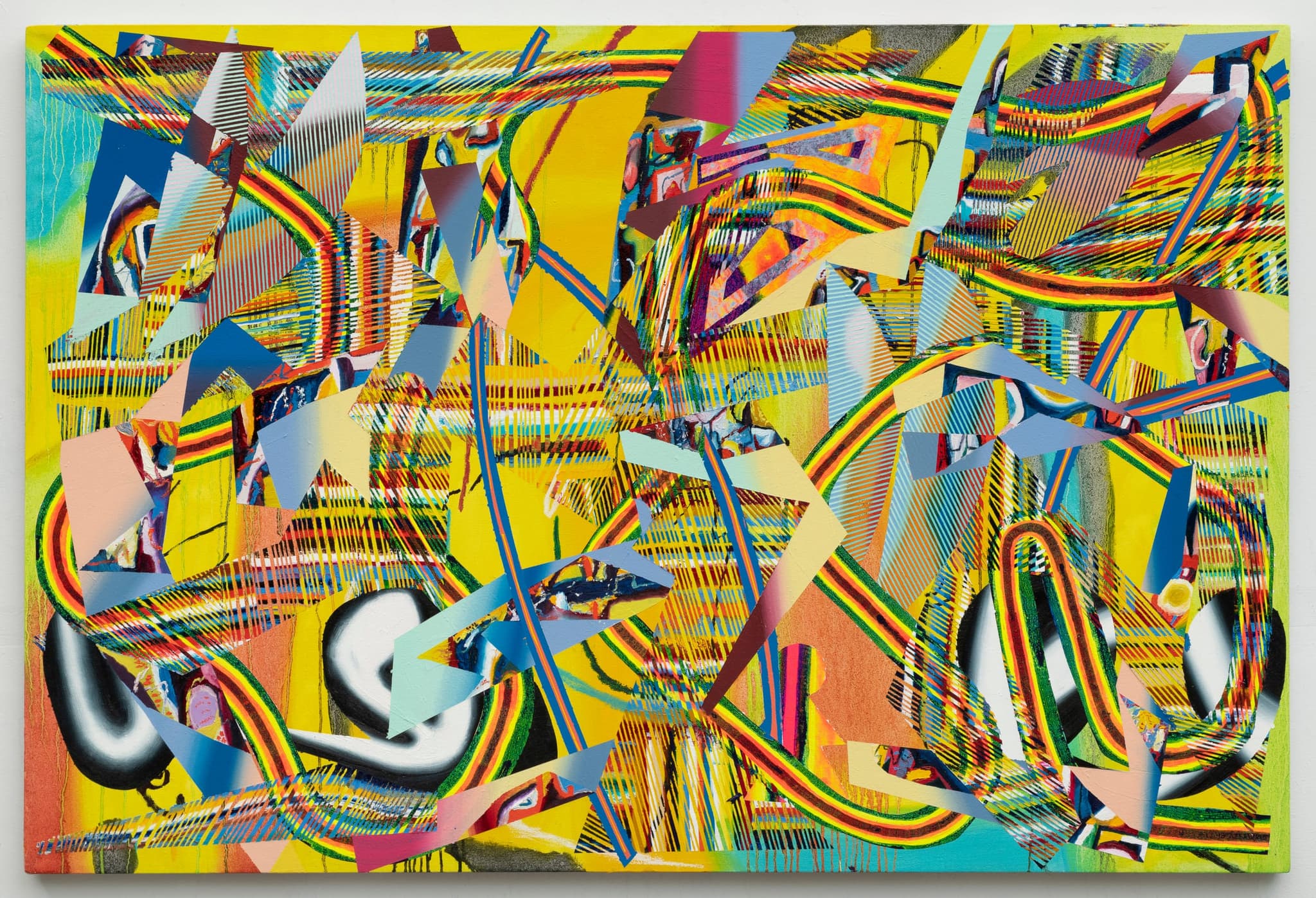 Abstract painting by Zack Goulet