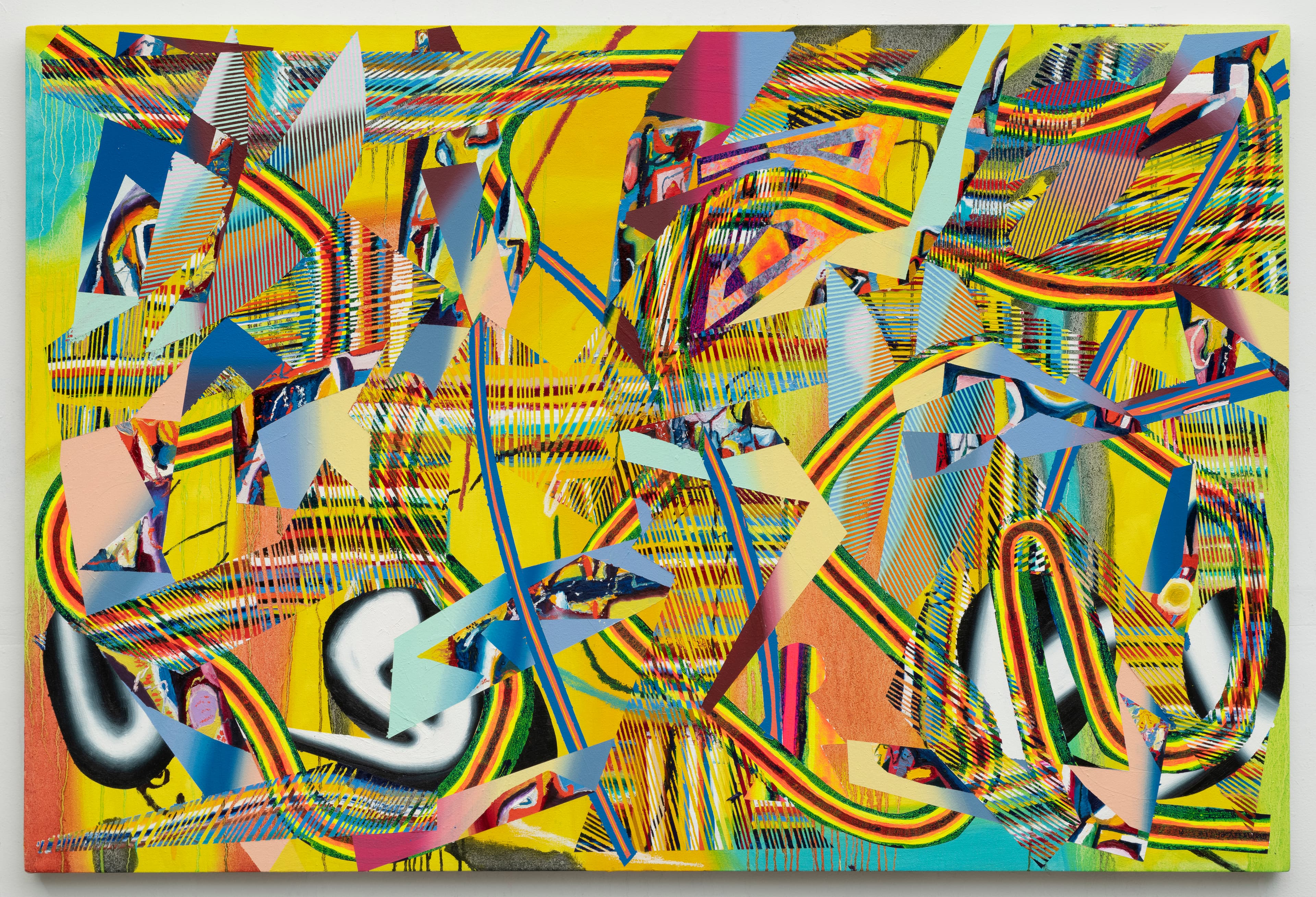 Abstract painting by Zack Goulet