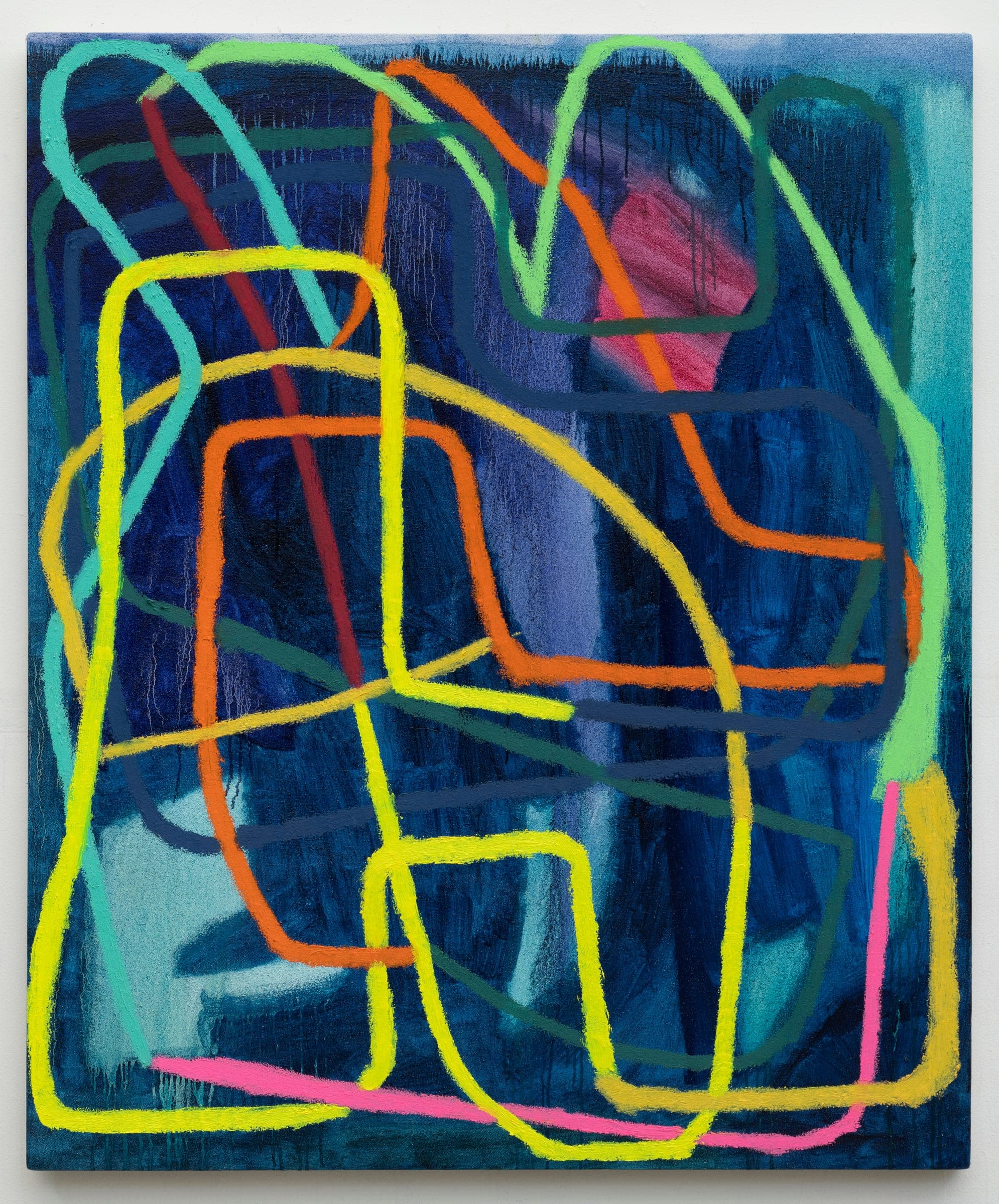 Abstract painting by Zack Goulet