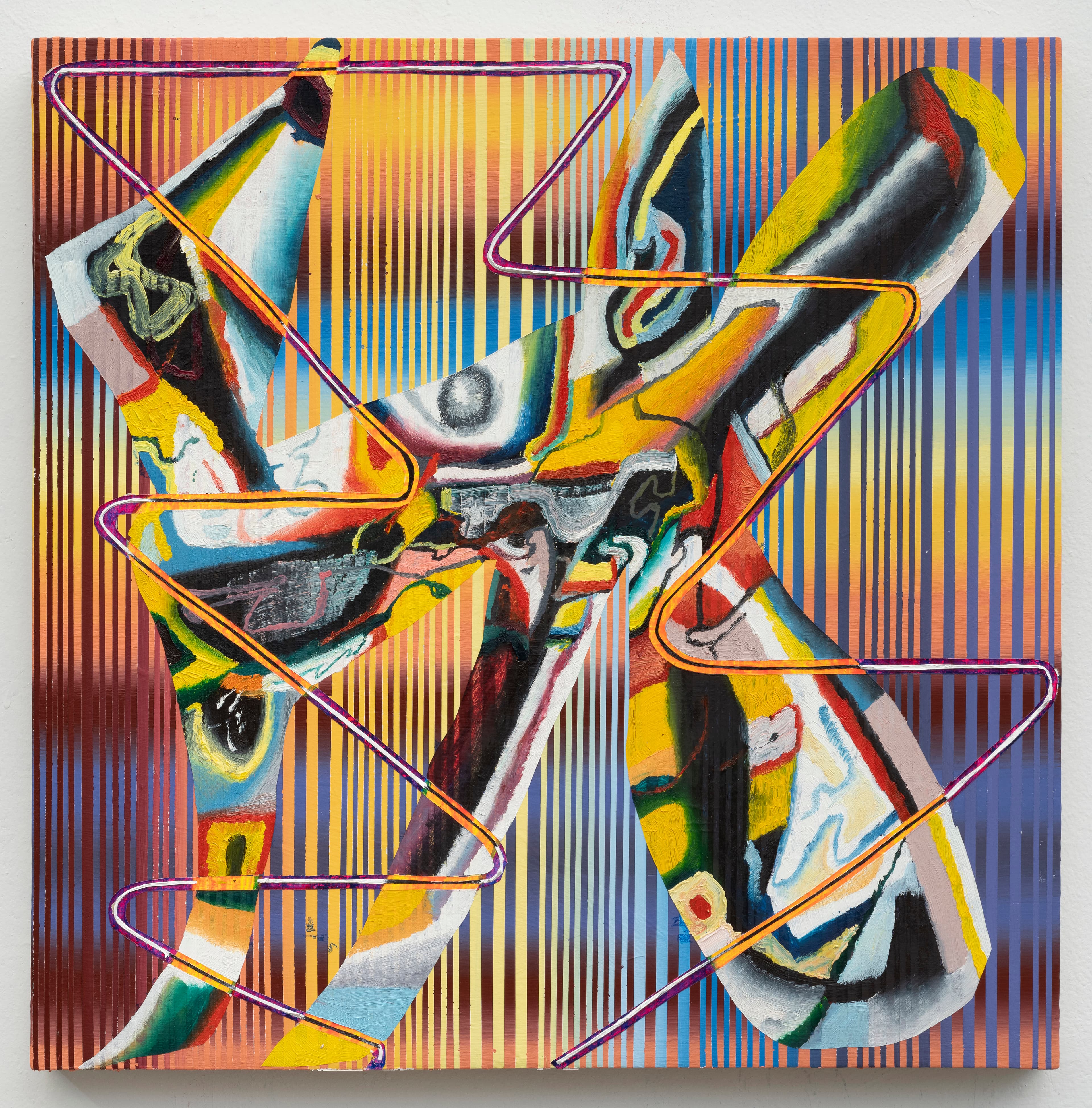 Abstract painting by Zack Goulet