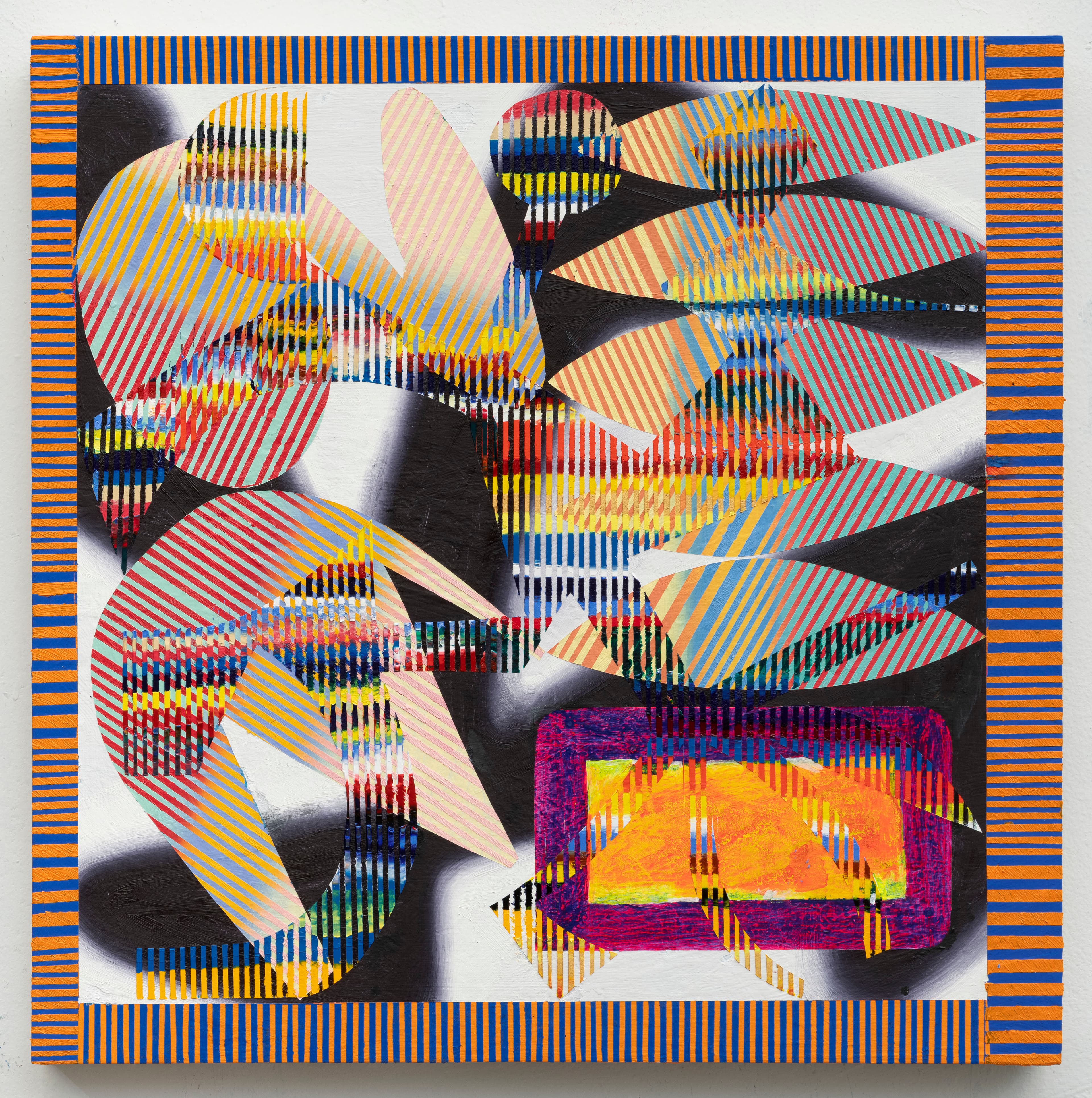 Abstract painting by Zack Goulet