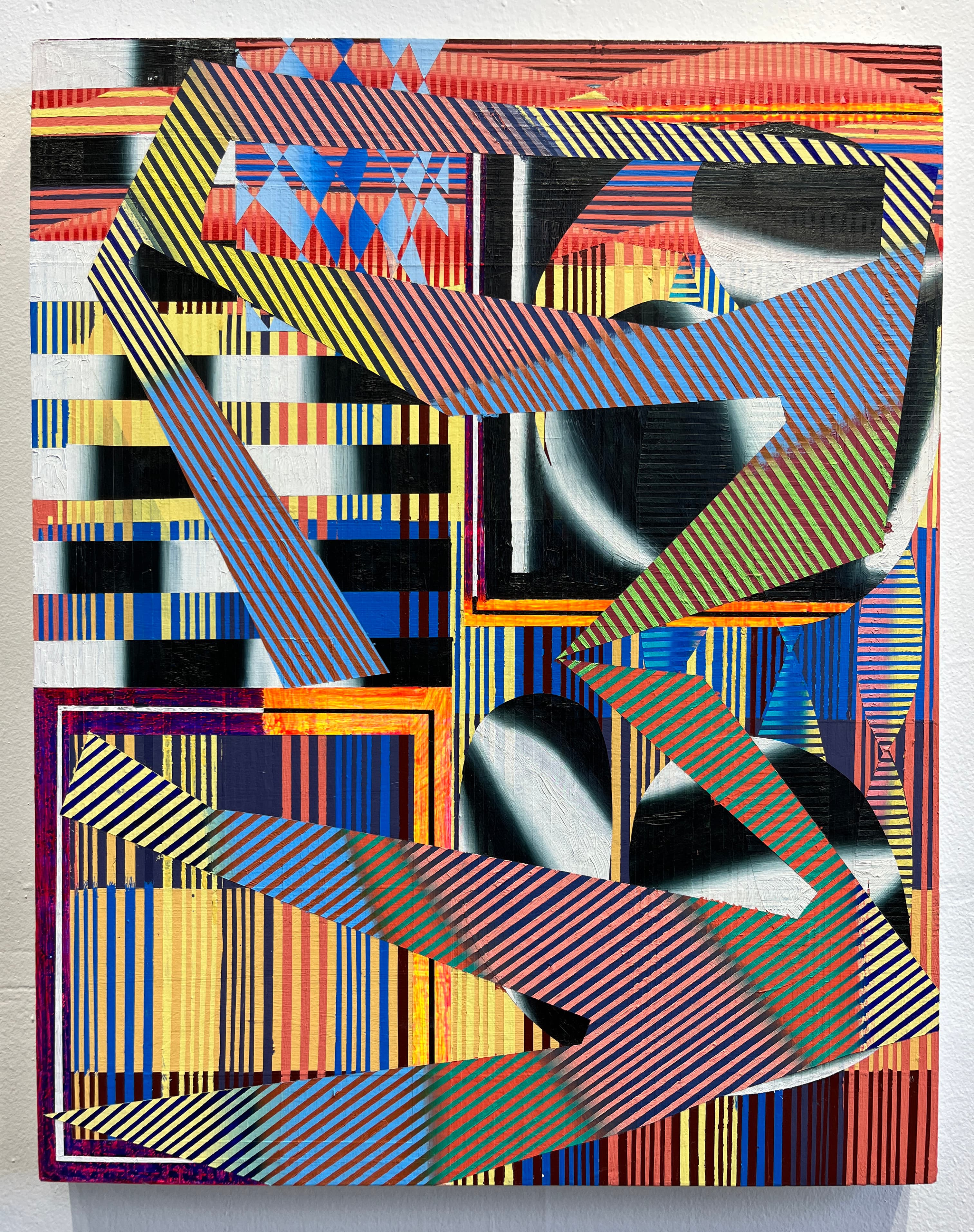 Abstract paintings and artwork from 2024 collection by Zack Goulet