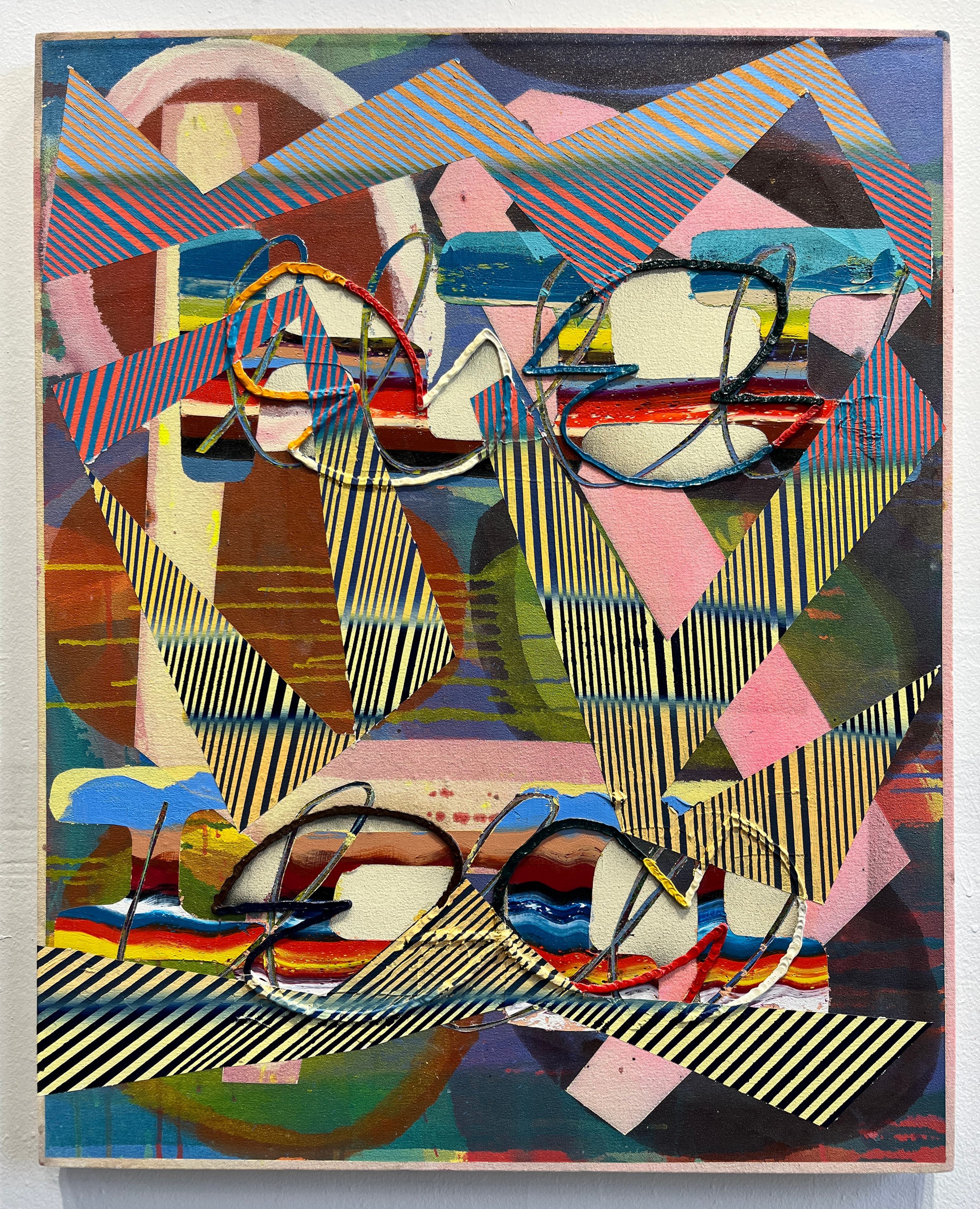 Abstract paintings and artwork from 2024 collection by Zack Goulet