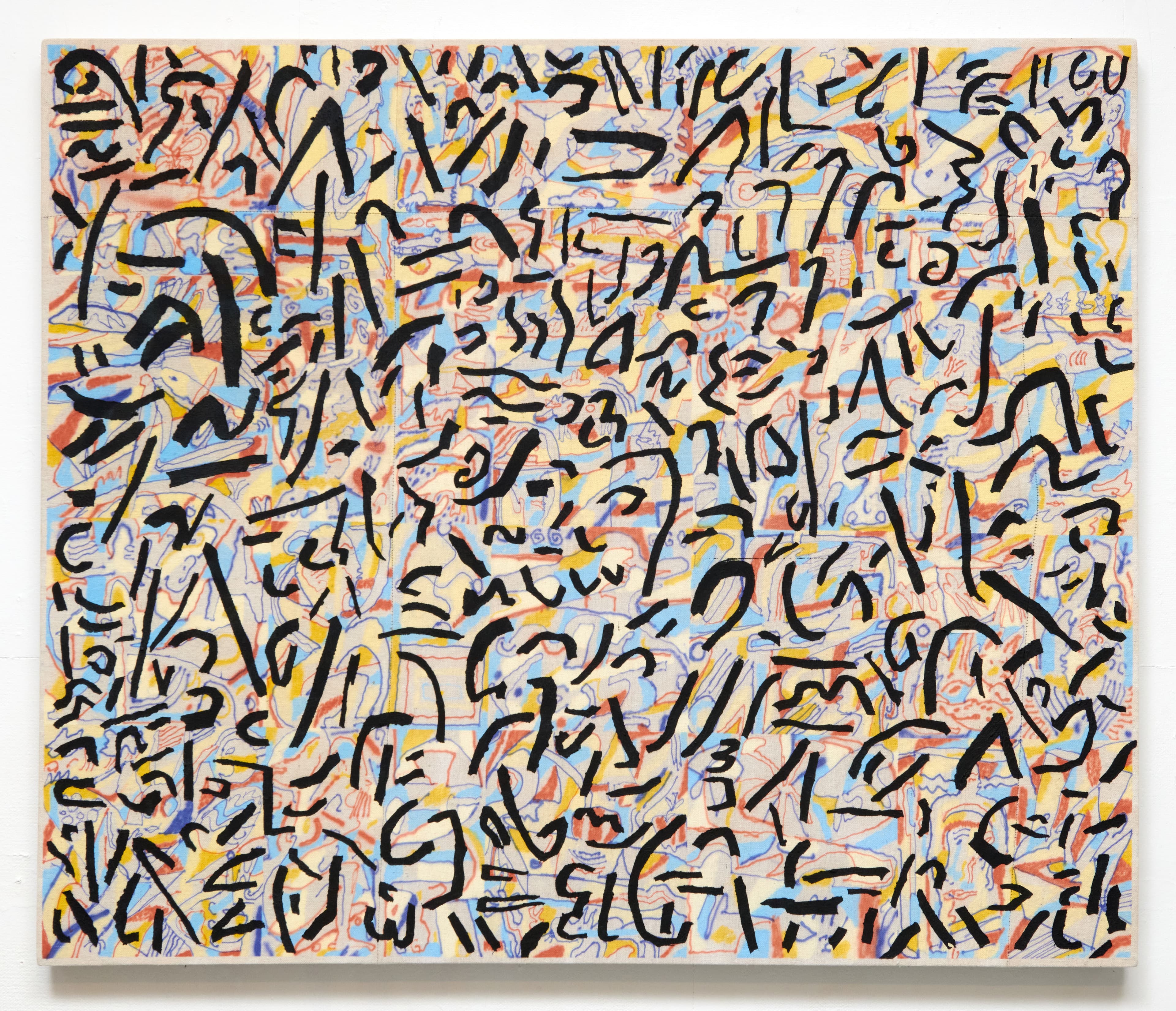 Abstract painting by Zack Goulet