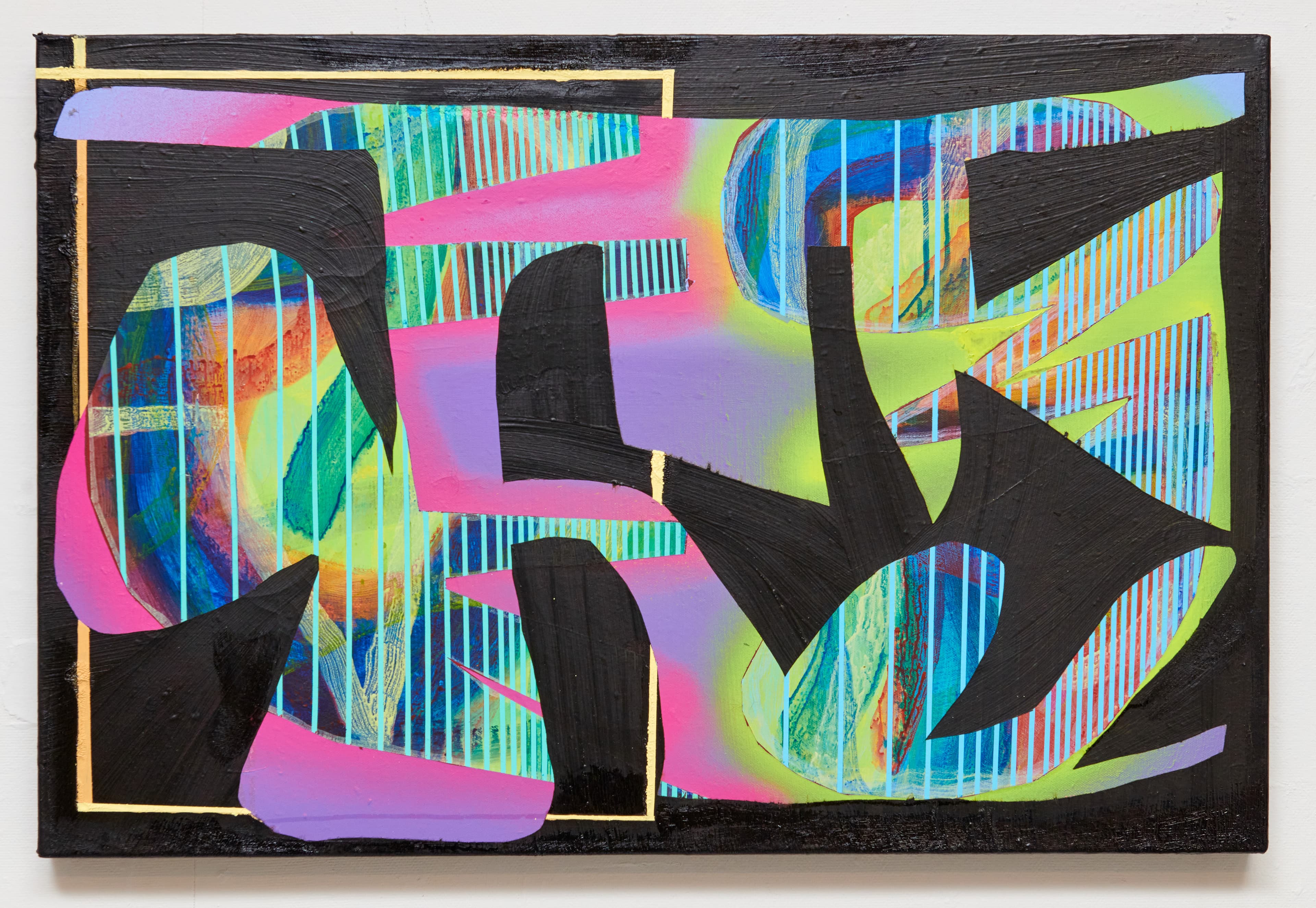 Abstract painting by Zack Goulet