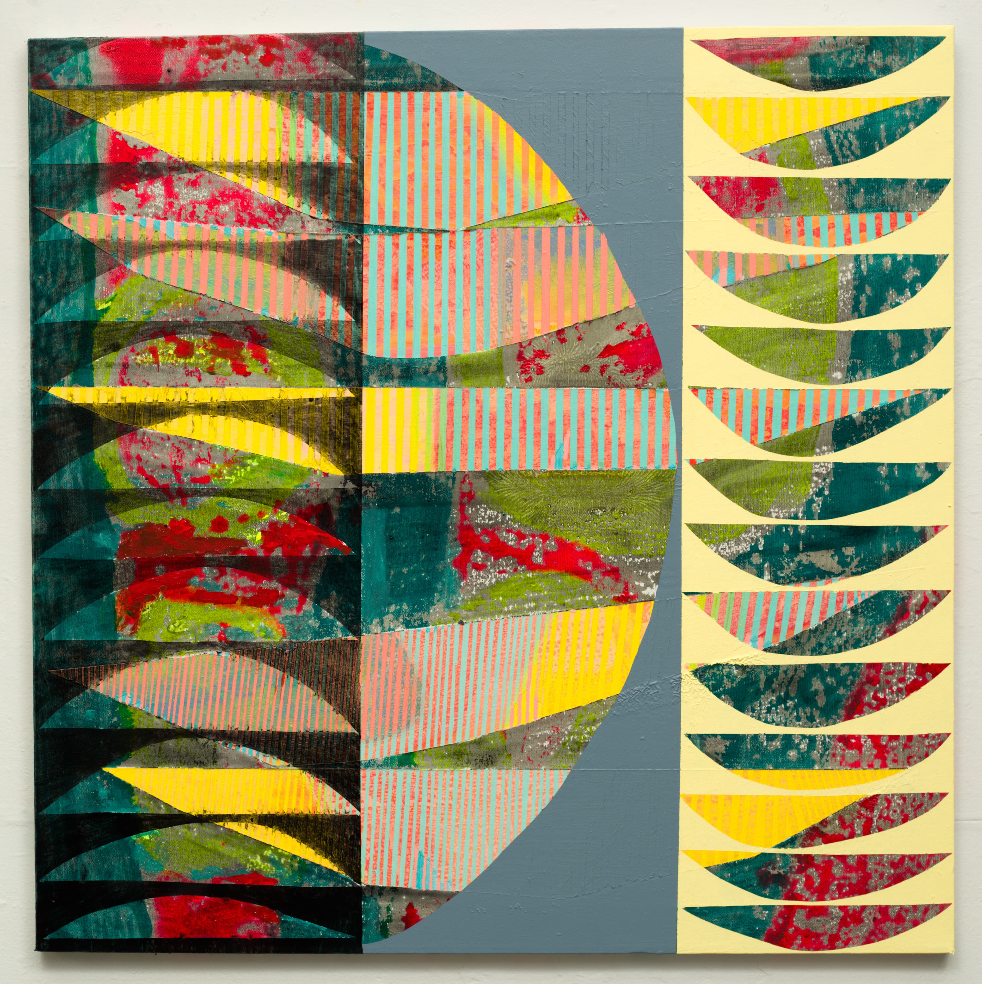 Abstract painting by Zack Goulet