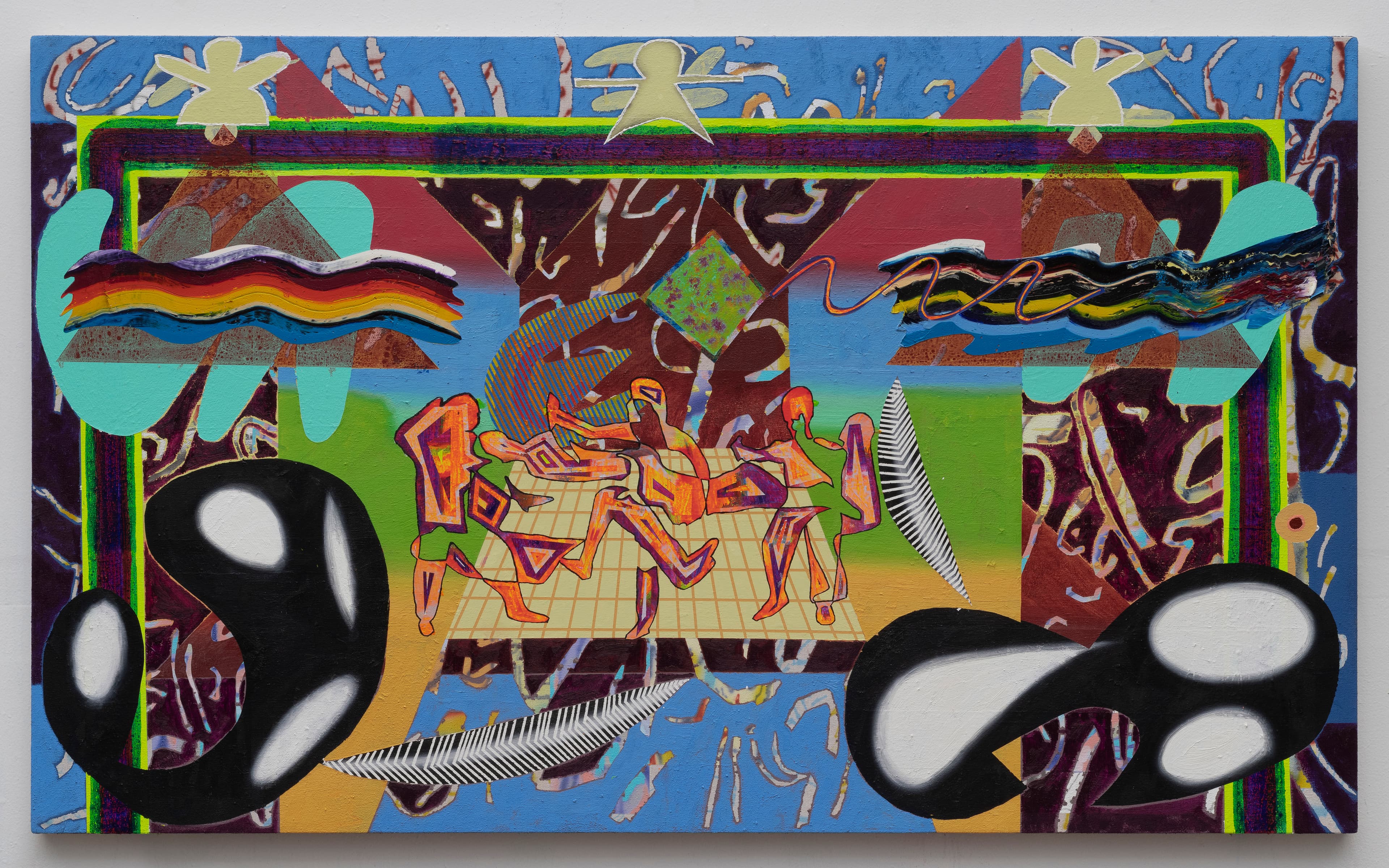 Abstract paintings and artwork from 2022 collection by Zack Goulet