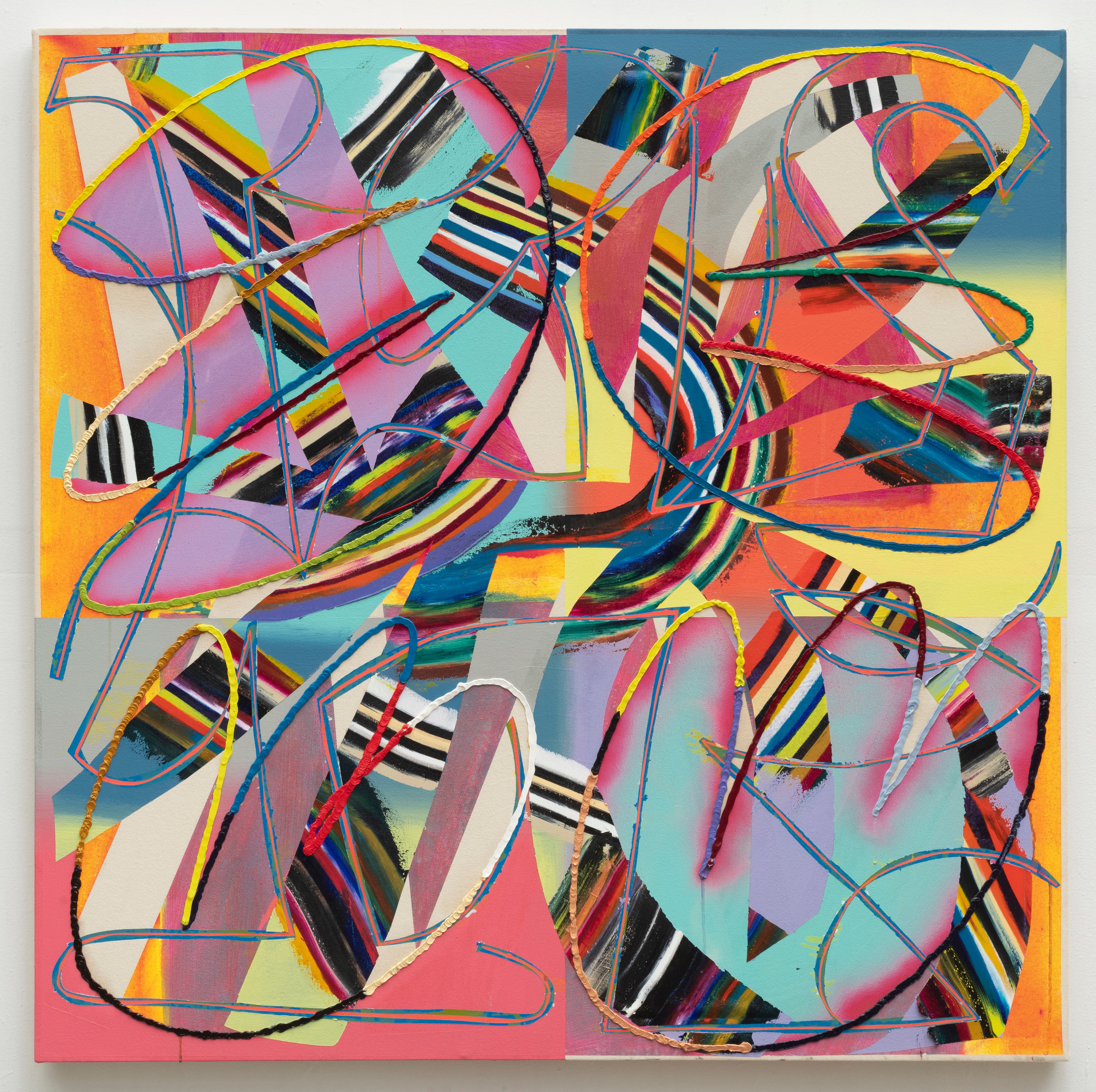 Abstract paintings and artwork from 2022 collection by Zack Goulet
