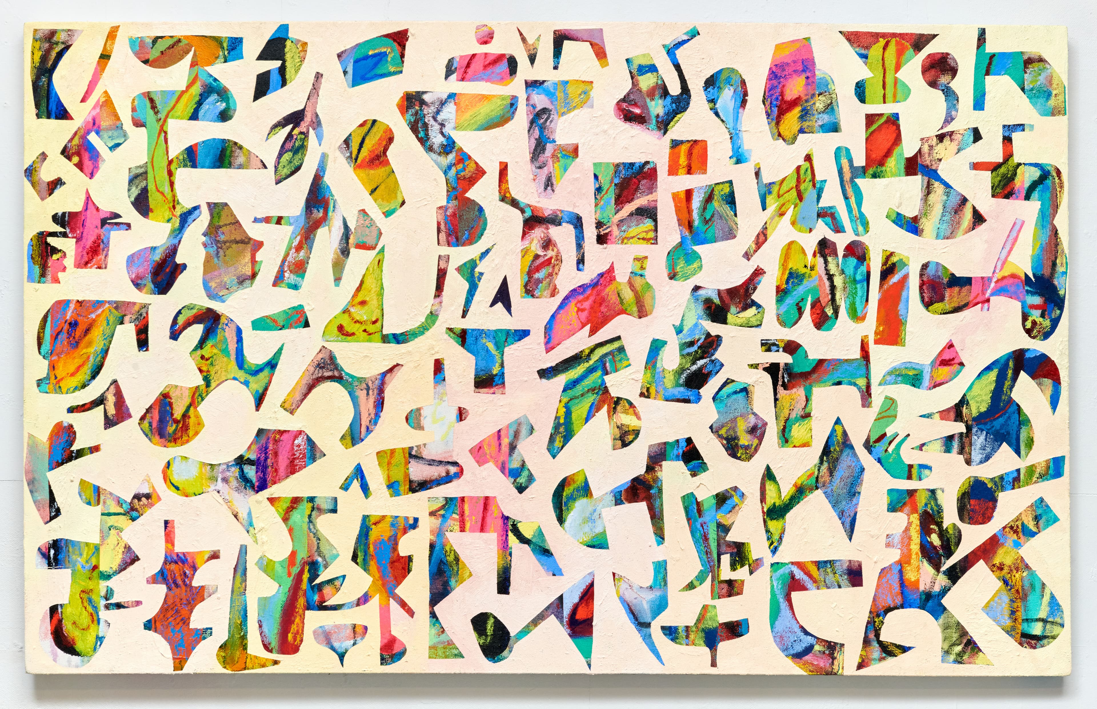 Abstract paintings and artwork from 2025 collection by Zack Goulet